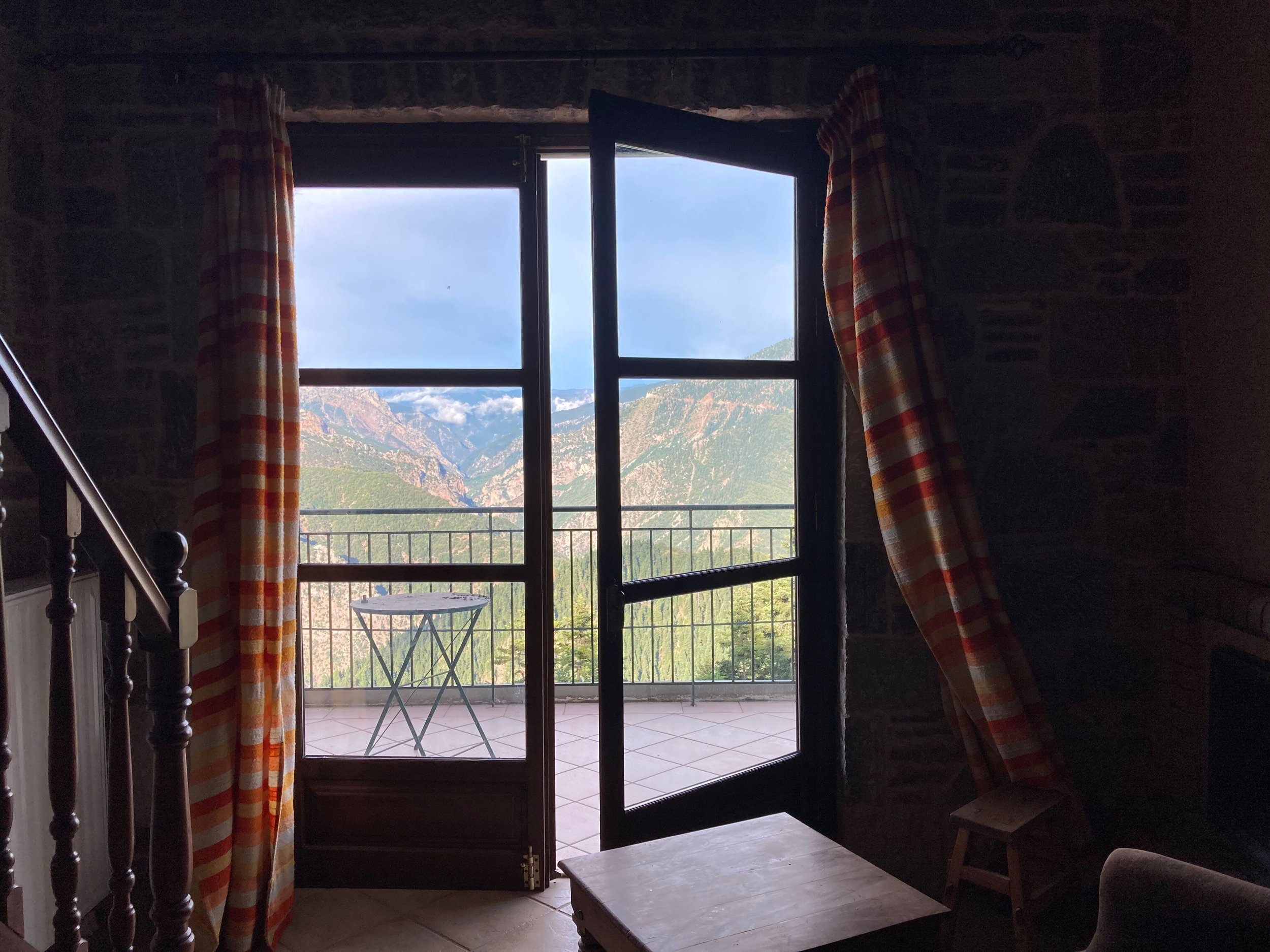 Location 2: View from room, Kastania