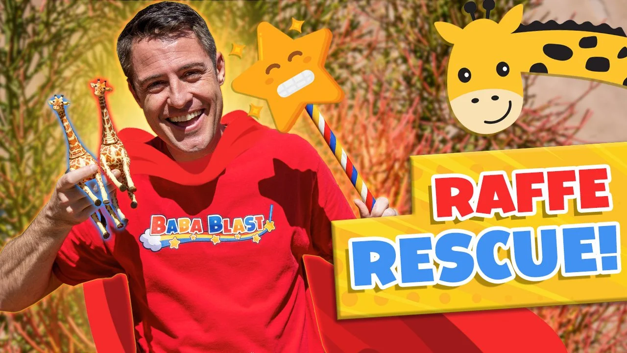 Raffe Rescue! - Baba Blast! Educational Videos for Kids | CarsonVideoPhoto.com