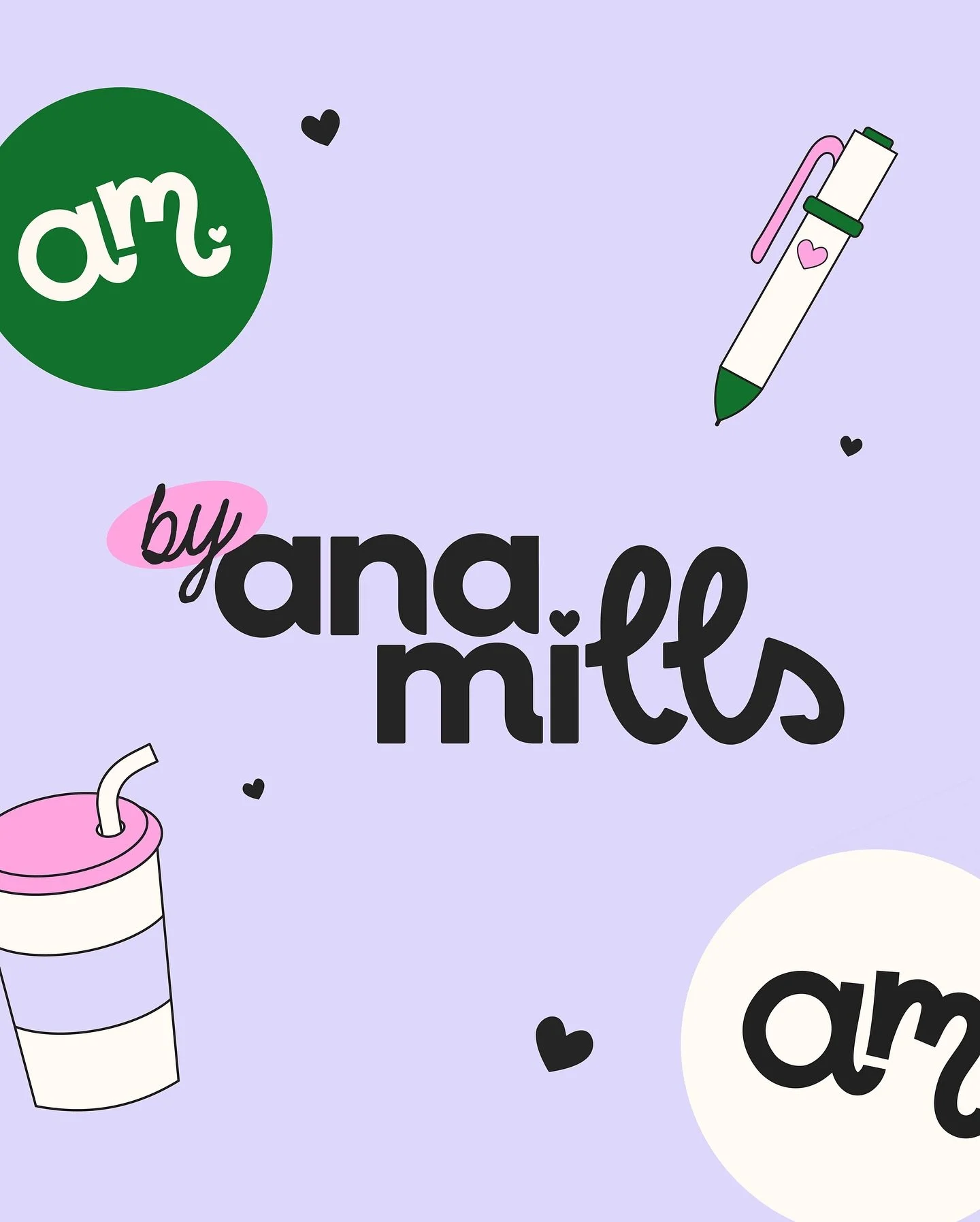 Fresh on the feed and giving us all the pastel, pretty, stationery-loving energy. @byanamills&rsquo; brand identity is officially *live* and we are OBSESSED.

This one literally came together like a dream. Ana is such a sweetheart and we connected wi