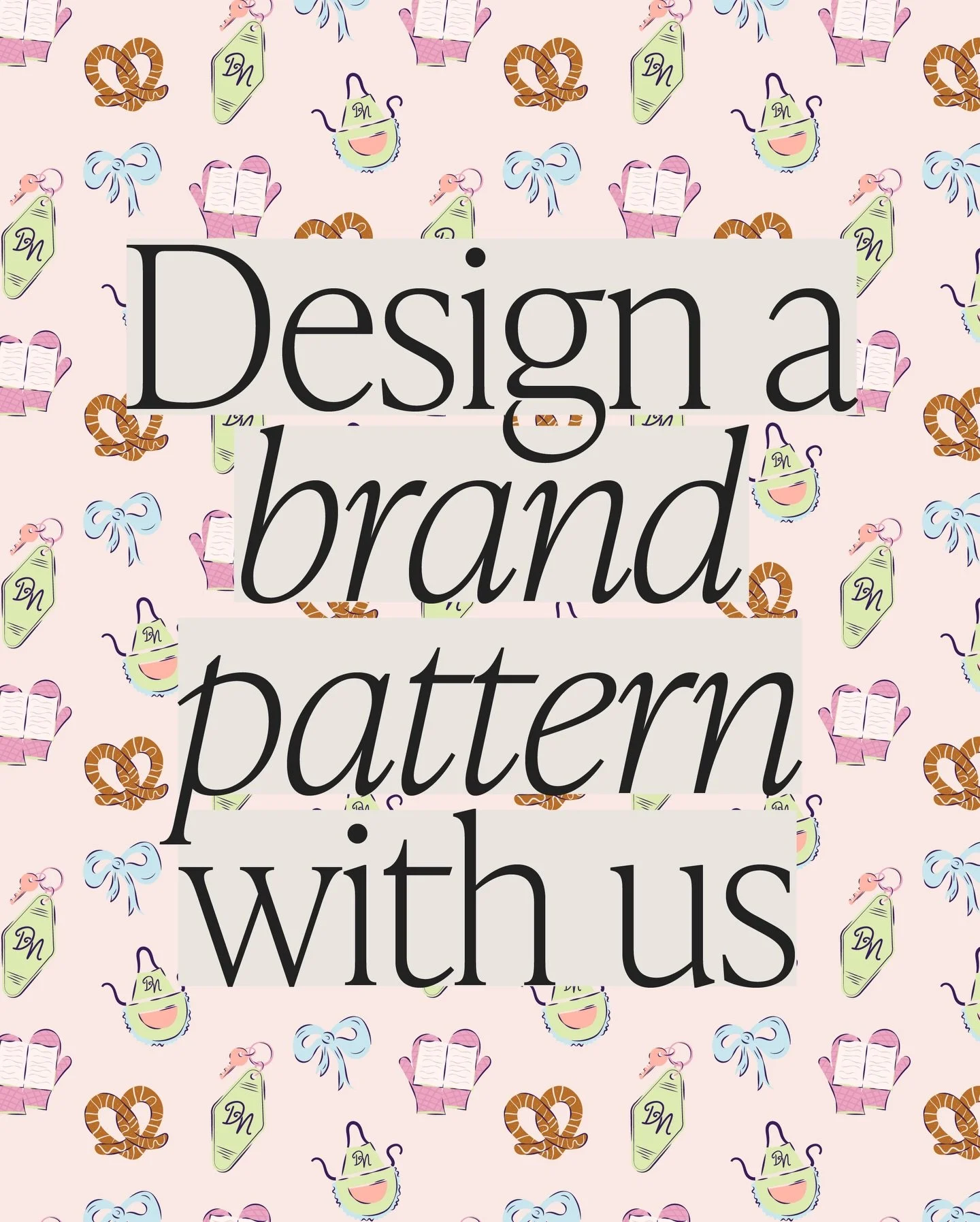 Here&rsquo;s a little step-by-step of how we created the custom brand pattern for @thedoughynovel. 

It&rsquo;s always one of our favourite parts of a brand build. Taking those small elements and turning them into something that adds so much personal