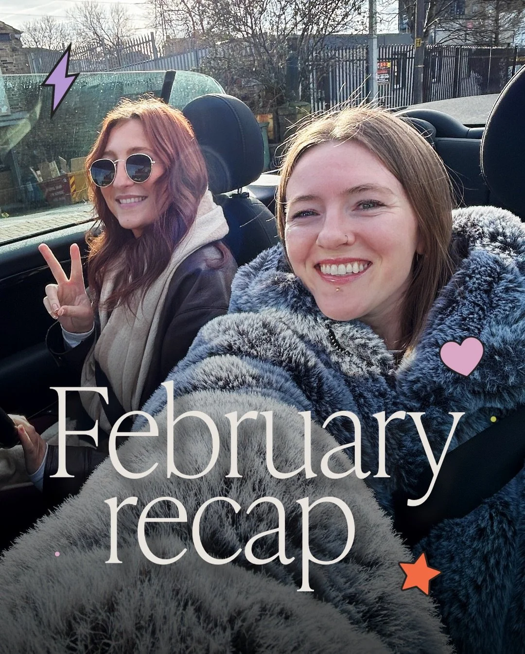What a Feb 🥹❤️&zwj;🔥 this year is off to a great start with soooo much to look forward to. Here&rsquo;s a lil look back at our month ✨

#monthlyrecap #smallbusinessowner #brandingandwebdesignstudio #femaleownedbusiness #femalebusinessowner