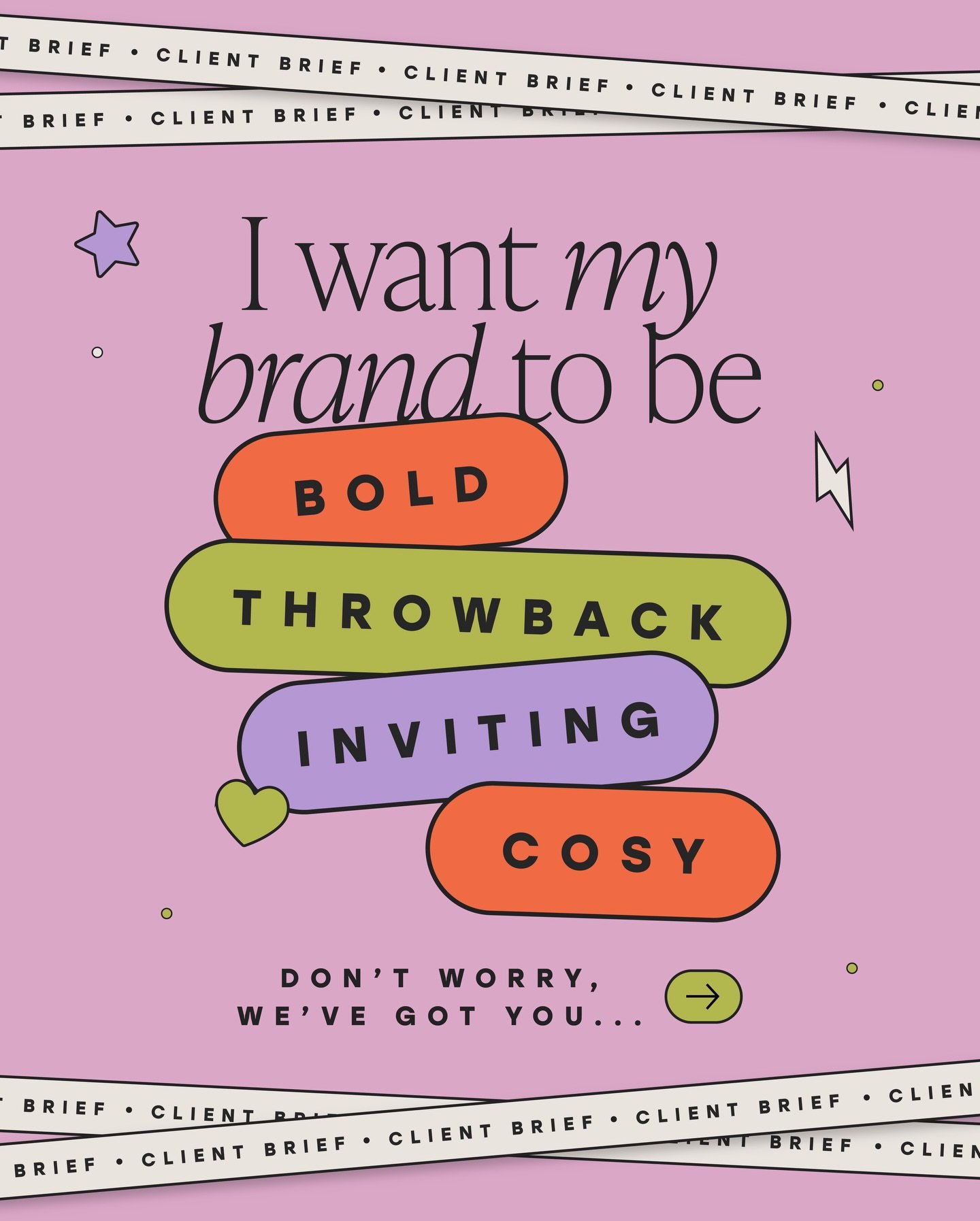 Your brand is in safe hands 💕

When we start a project, your vision leads the way. Girl, it&rsquo;s your business, your personality, your next chapter. Our job is to take those few words, those loose ideas and those Pinterest saves, and turn them in