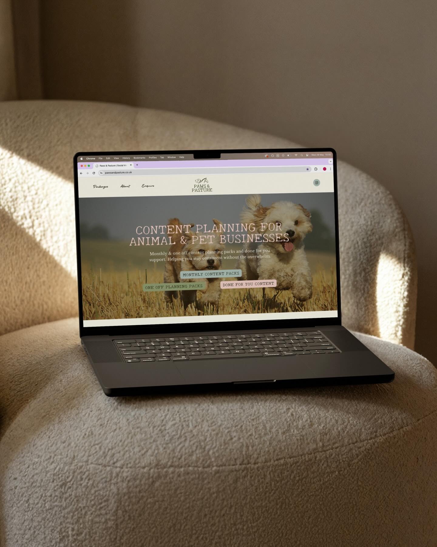 A sneak peek of a website we&rsquo;ve been so excited to share 🐾

@pawsnpasture&rsquo;s brand new website is officially live and we&rsquo;re so excited to share what we&rsquo;ve been working on!

Paws &amp; Pasture helps pet and animal businesses si