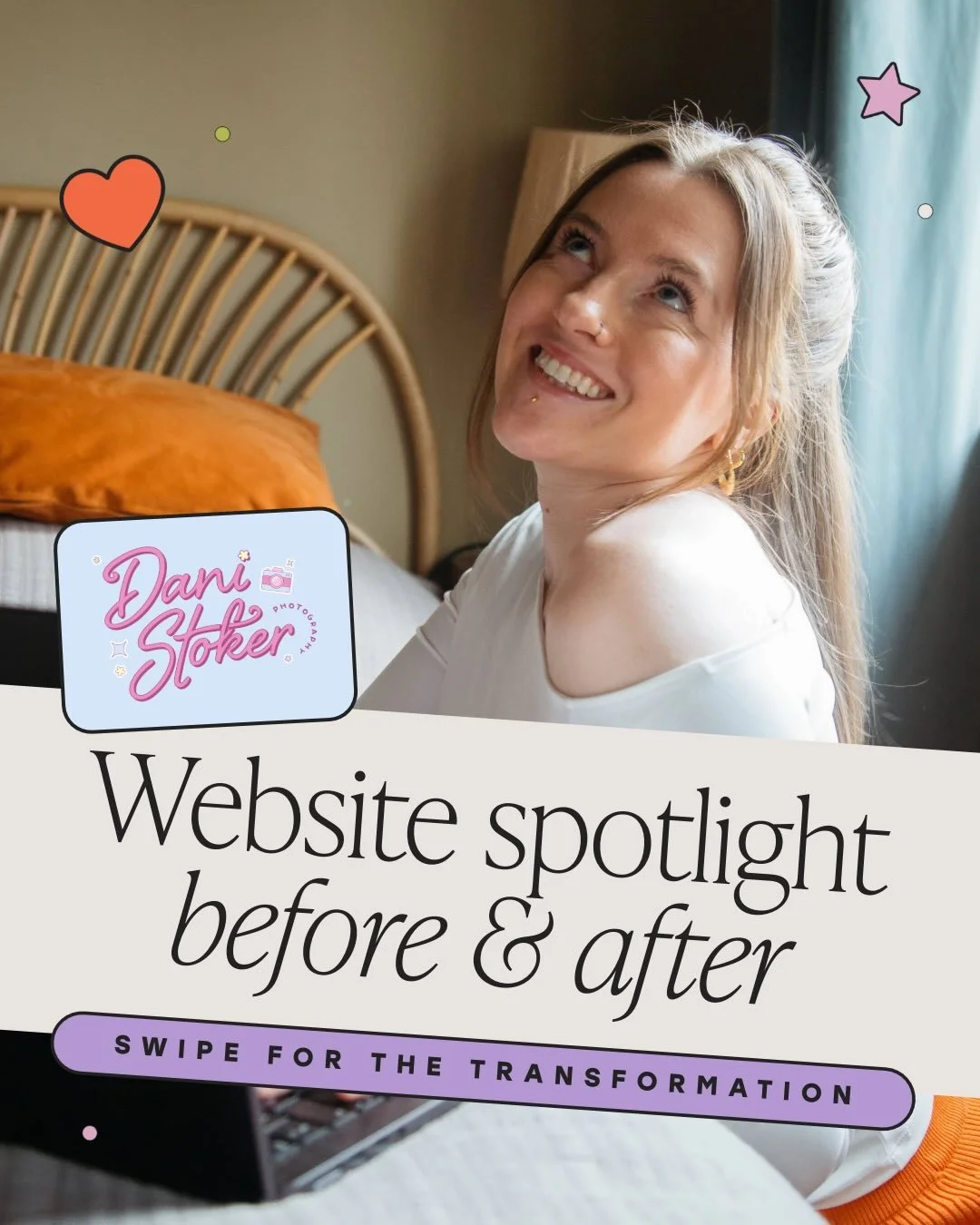 We&rsquo;ll never get over a website transformation, they are just too bloody satisfying! ✨

This one for @dani_stoker_photography is such a glow-up. We refined the whole site to feel more aligned to who Dani is and what her business is all about, it