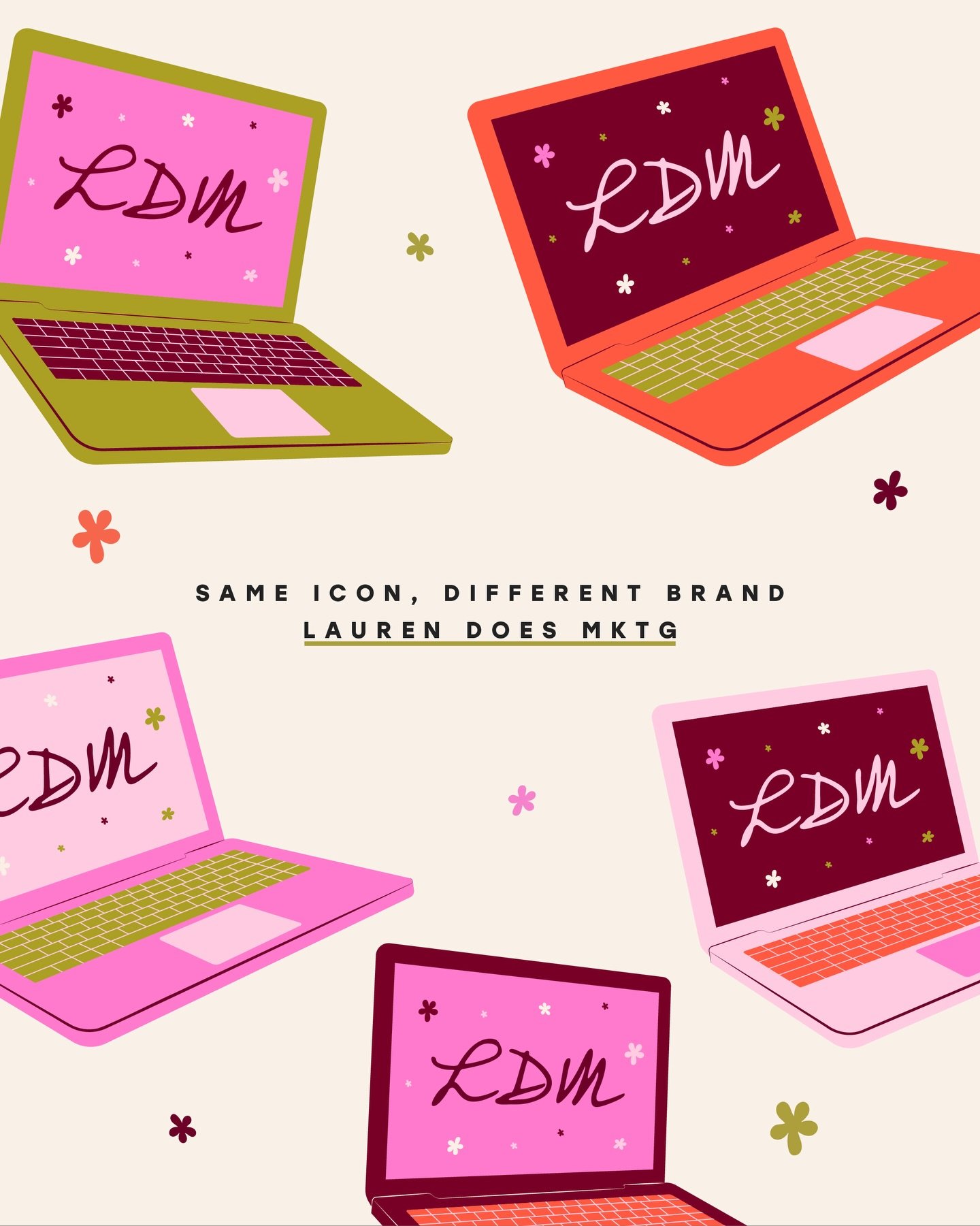 You&rsquo;d be surprised how many times a laptop icon makes its way into a brief 💻✨

It&rsquo;s one of those go-to symbols for digital businesses, but the fun part is making sure it never feels generic. Every version is designed to reflect a complet