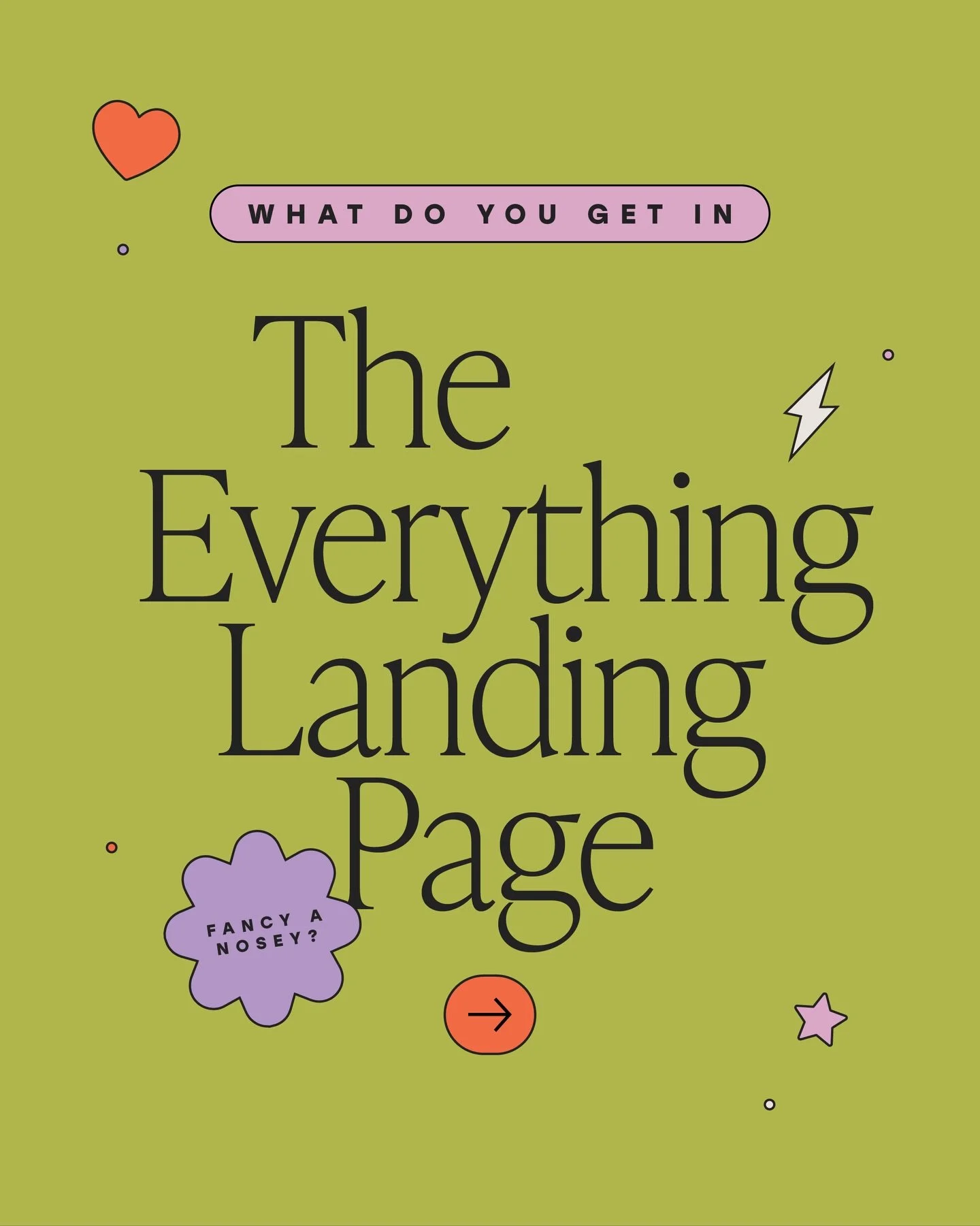 Not every business needs a full website&hellip; but every business *does* need a strong online presence 👀✨

Introducing The Everything Landing Page, our web package designed for those who want a beautiful, strategic space online without committing t
