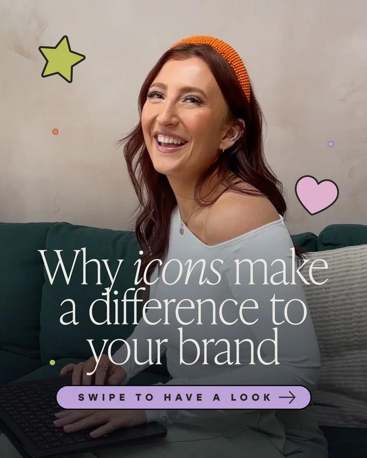 This is your sign NOT to skip the details ✨

Bespoke brand icons might seem like a small add-on, but they can completely transform how your brand feels. They bring personality, cohesion and that extra layer that makes everything look intentional inst
