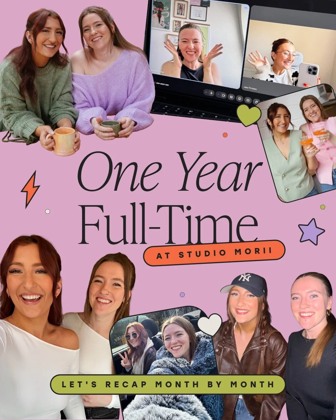 Hard to believe that only this time last year, we&rsquo;d just quit our jobs and were heading into our first month as full-time branding and website studio owners at Studio Morii 🥹

Fast forward 12 months and today marks one whole year of being full