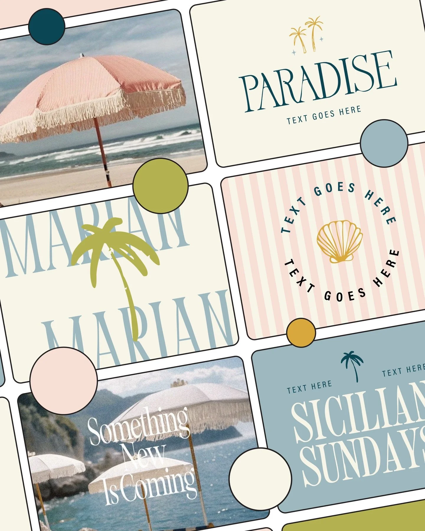 All the cutesy beachy vibes for this creative direction 🌊✨🐚 like a breath of fresh airrrr. Can&rsquo;t wait to share how this one turned out! 

#brandingdesign #creativedirection #moodboard #femaleownedbusiness #smallbusinessbranding