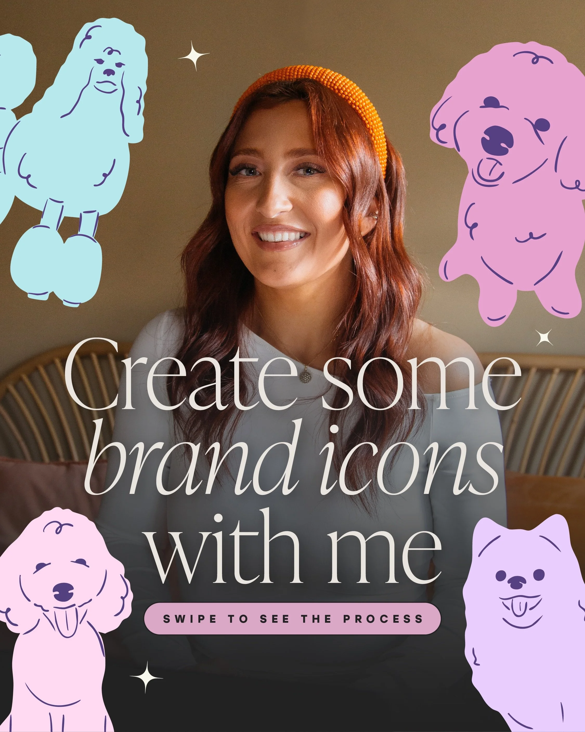 For @topknotpetspa , we wanted everything to feel playful, cutesy and full of personality while still feeling polished and professional. The brief was all about creating icons that felt fun, approachable and like the perfect extension of the brand wo