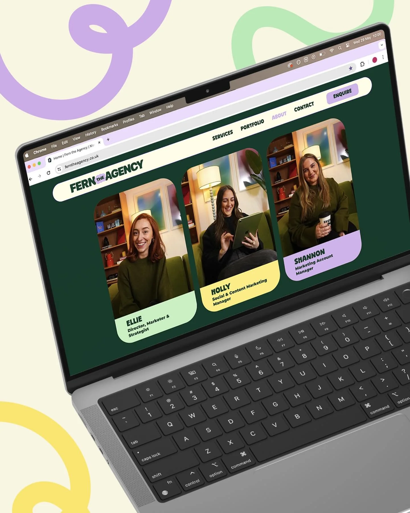 Take a peek at @ferntheagency new website refresh, safe to say we absolutely loved working on this project from start to finish.

We created the branding for Fern The Agency too, so getting to bring their new branding to life through the website desi