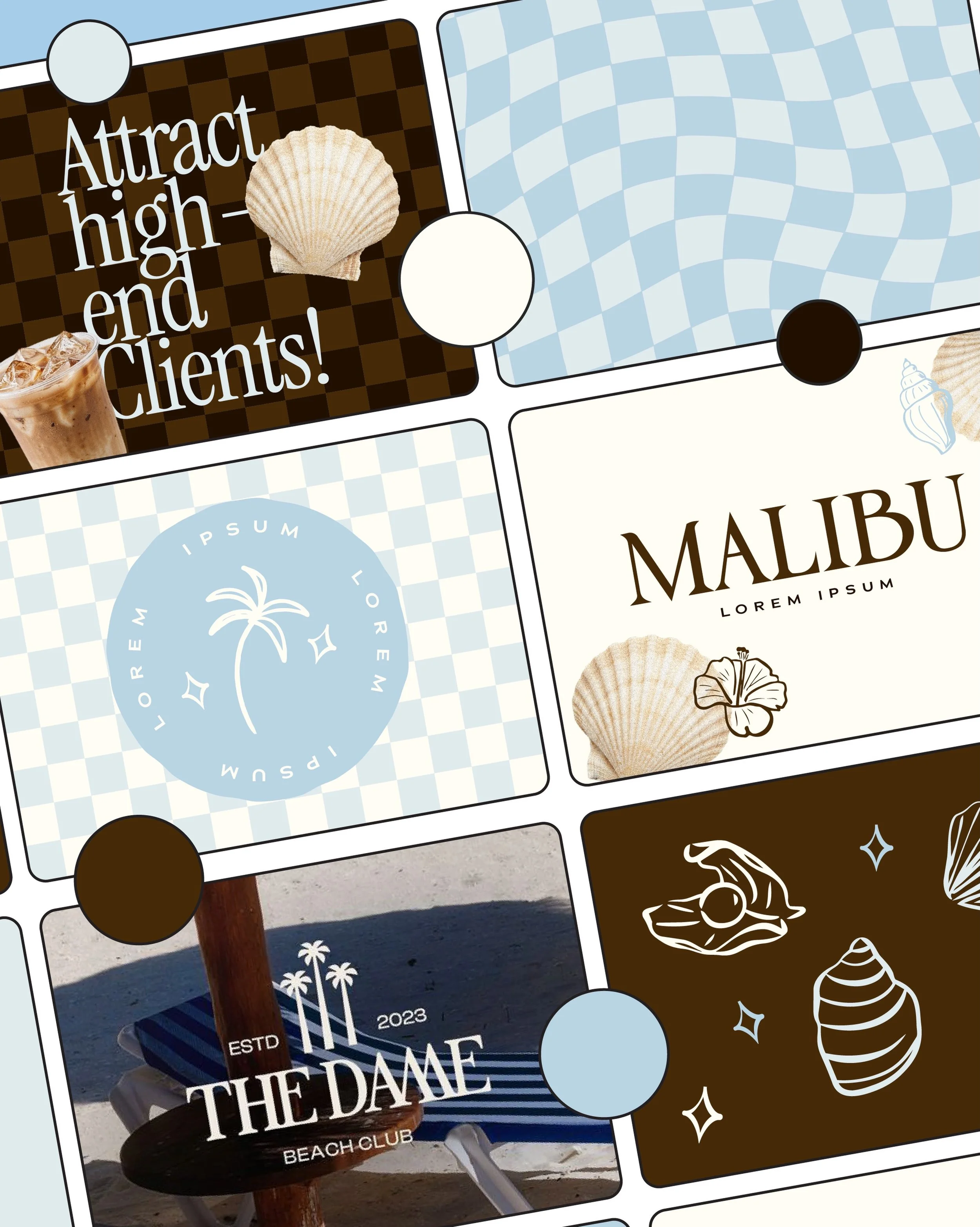 Alllll the beachy, cool girl vibes 🤍✨🐚

Can you guess the industry this brand is in? 👀 can&rsquo;t wait to share the final outcome! 

#brandingdesign #brandingforsmallbusinesses #femaleownedbusiness #brandidentitydesign #creativedirection