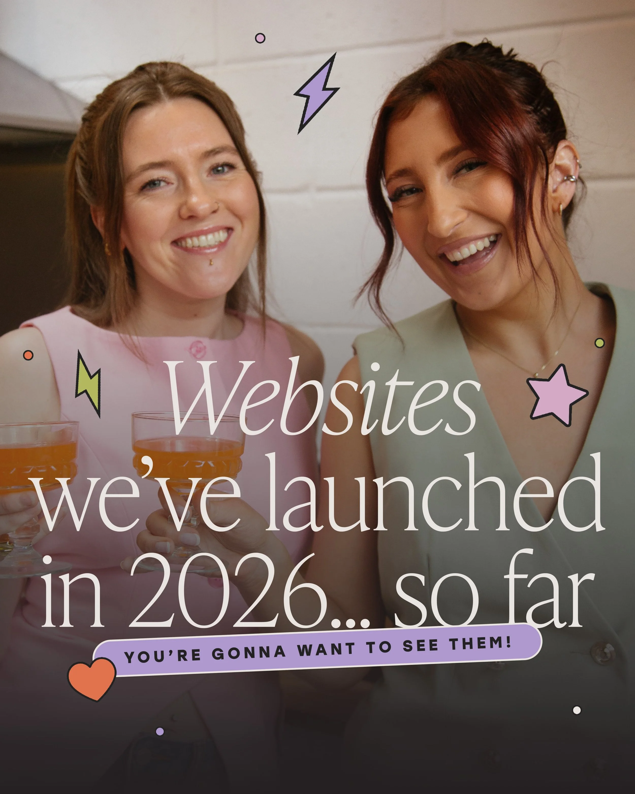 Designing websites that work as beautifully as they look is what we do best. ✨

Here&rsquo;s a cheeky look at a the websites we&rsquo;ve launched in 2026 so far! We love what we do and it&rsquo;s so special getting to share them all with this loving 