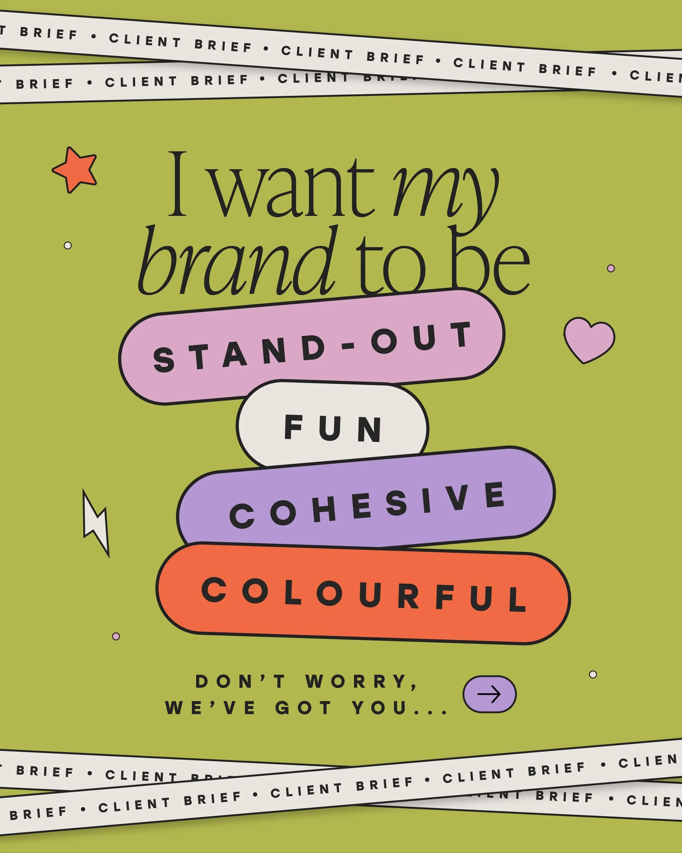 Ahh, @laurendoesmktg will forever be one of our faves 🥹✨

From the very beginning, the vision was to create a brand that felt stand-out, fun, colourful and completely cohesive. Something that would stop the scroll whilst still feeling polished, stra