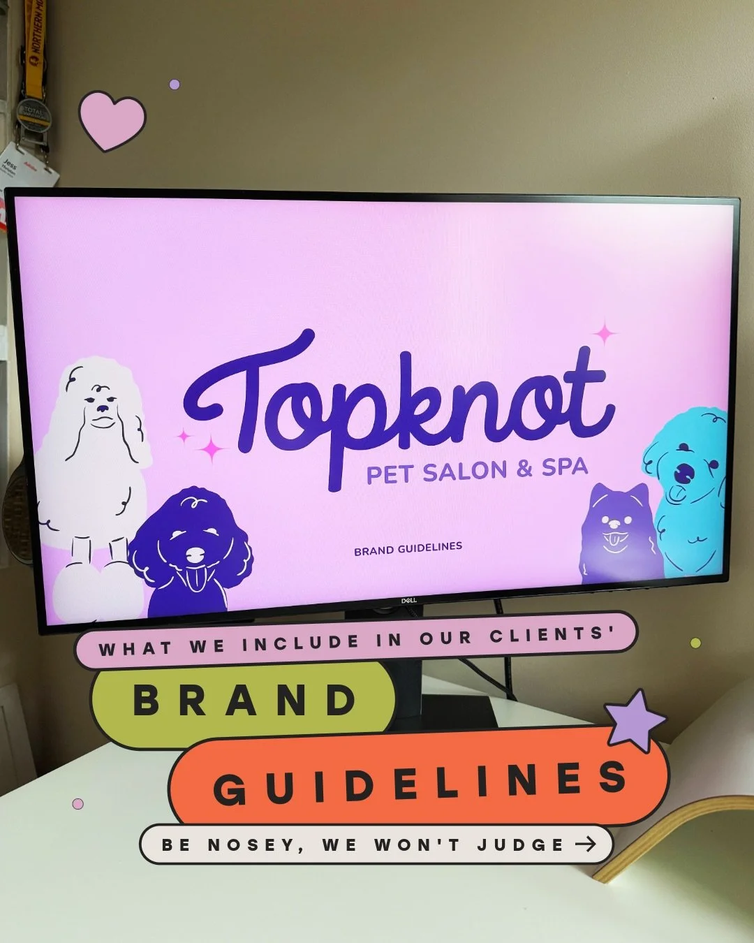 What&rsquo;s the point in investing in a beautiful brand if you don&rsquo;t know how to use it? 👀

That&rsquo;s exactly why every branding client receives a set of brand guidelines.

They&rsquo;re there to take the guesswork out of using your new id