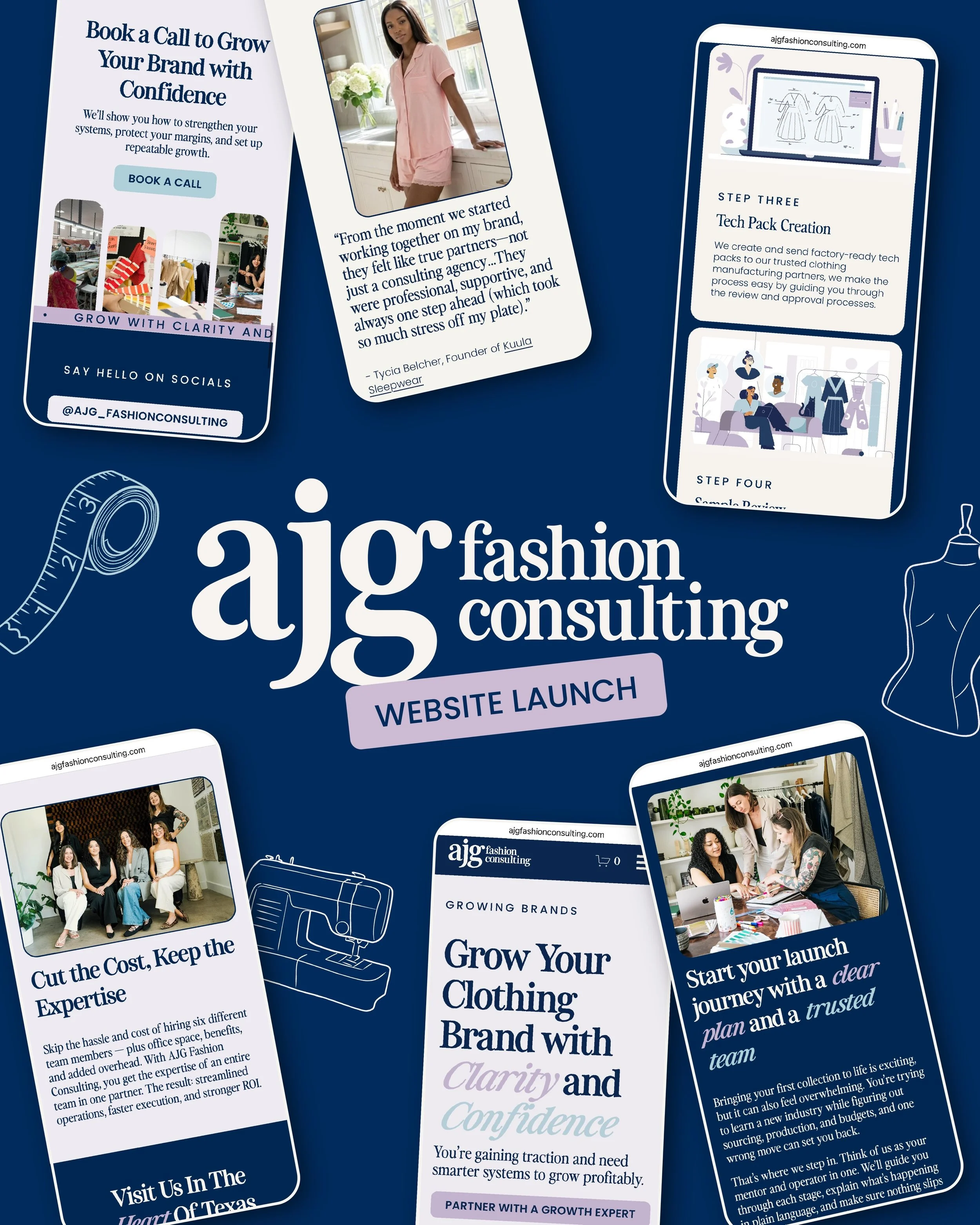 WEBSITE LAUNCH ALERT 🚨&nbsp;

We had such a wonderful time working on @ajg_fashionconsulting new website! It was a pleasure to work with the team, on not only the website design and development but also their new brand identity. We will never take i