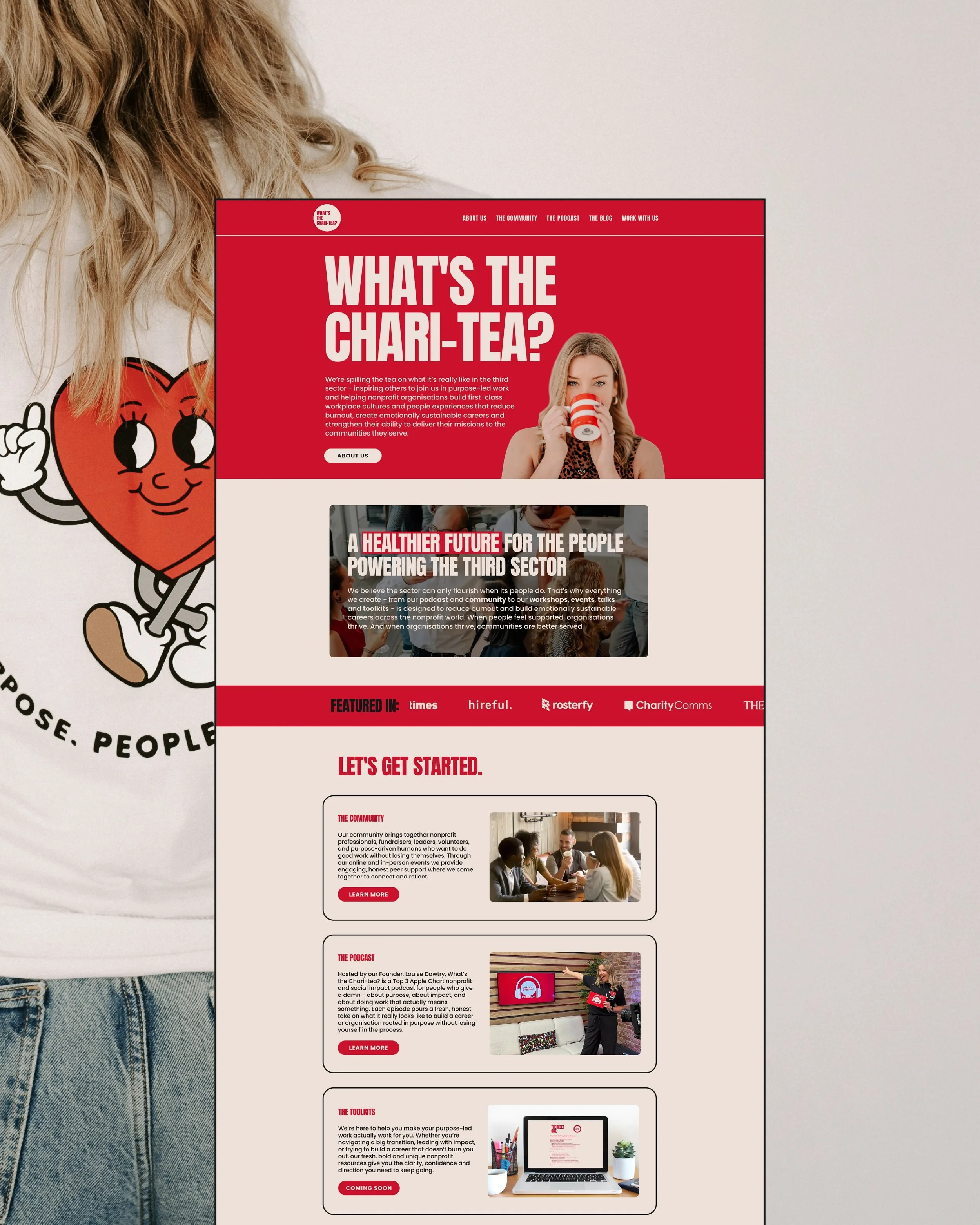 STOP what you&rsquo;re doing&hellip; @whatsthecharitea&rsquo;s new website is officially LIVE!

We had SO much fun bringing What&rsquo;s The Chari-tea? website to life. We designed and built a website that feels bold, approachable and completely refl