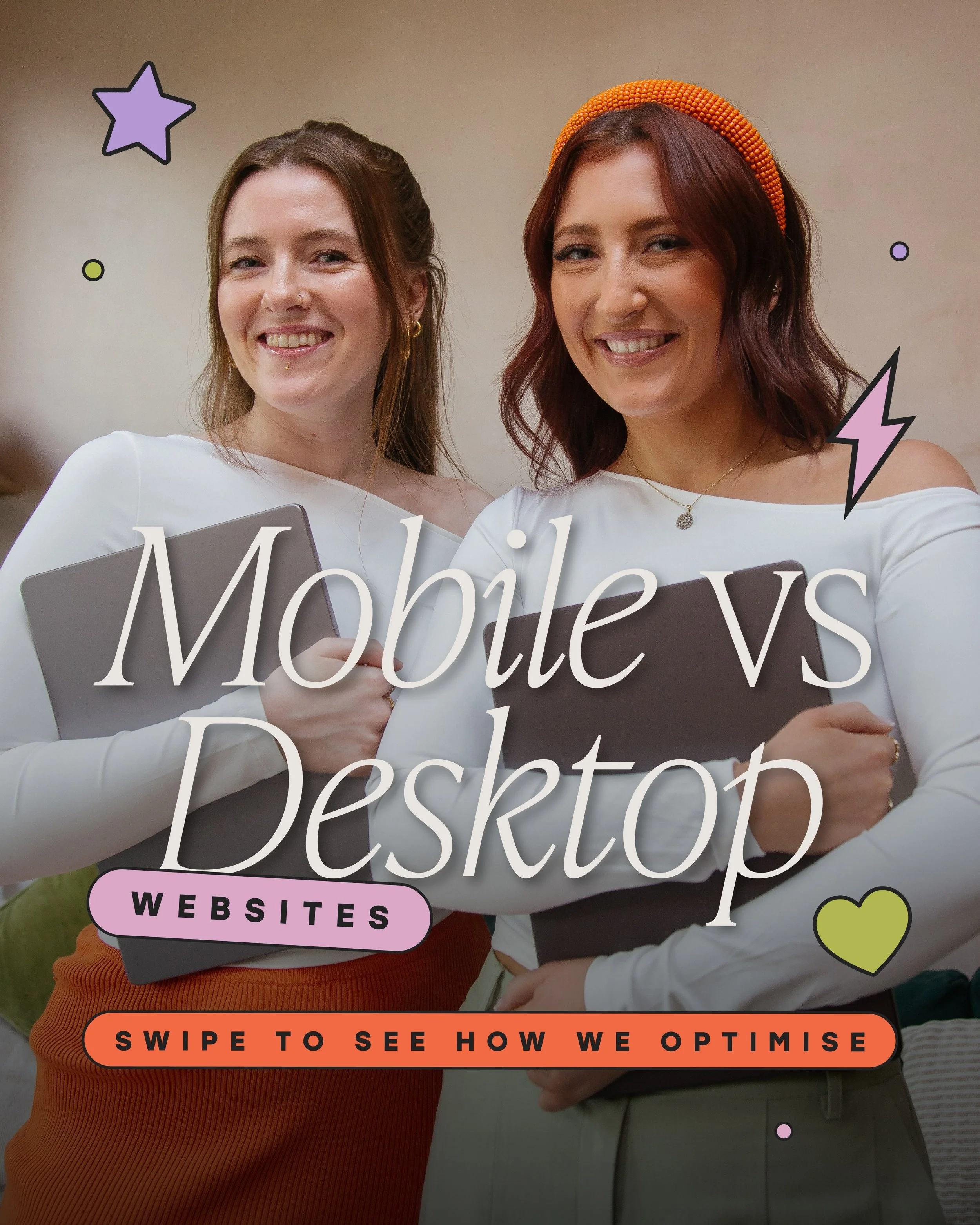 A great website needs to work on BOTH!

We primarily design our websites with the POV of desktop first, but always with how it will be mobile optimised in mind. 

It&rsquo;s not a case of shrinking everything down and calling it a day. Content needs 