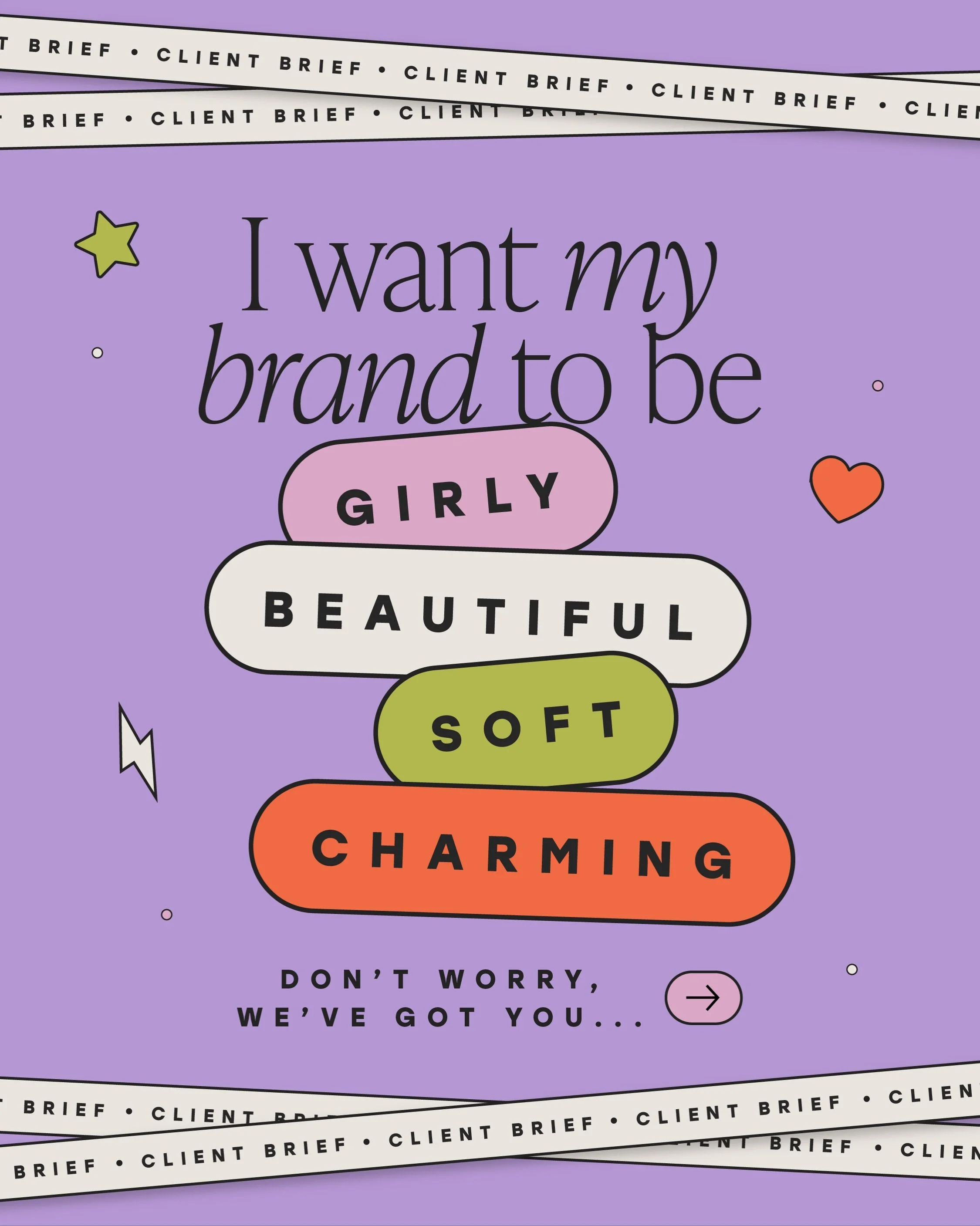 We will aaalways come back to lovin&rsquo; on this brand identity for @candidly.ever.after 💕

Fun fact, Ellie won our the first competition we ran on our socials to win a Bitesized Business Boost package. We loved working on her brand identity so mu