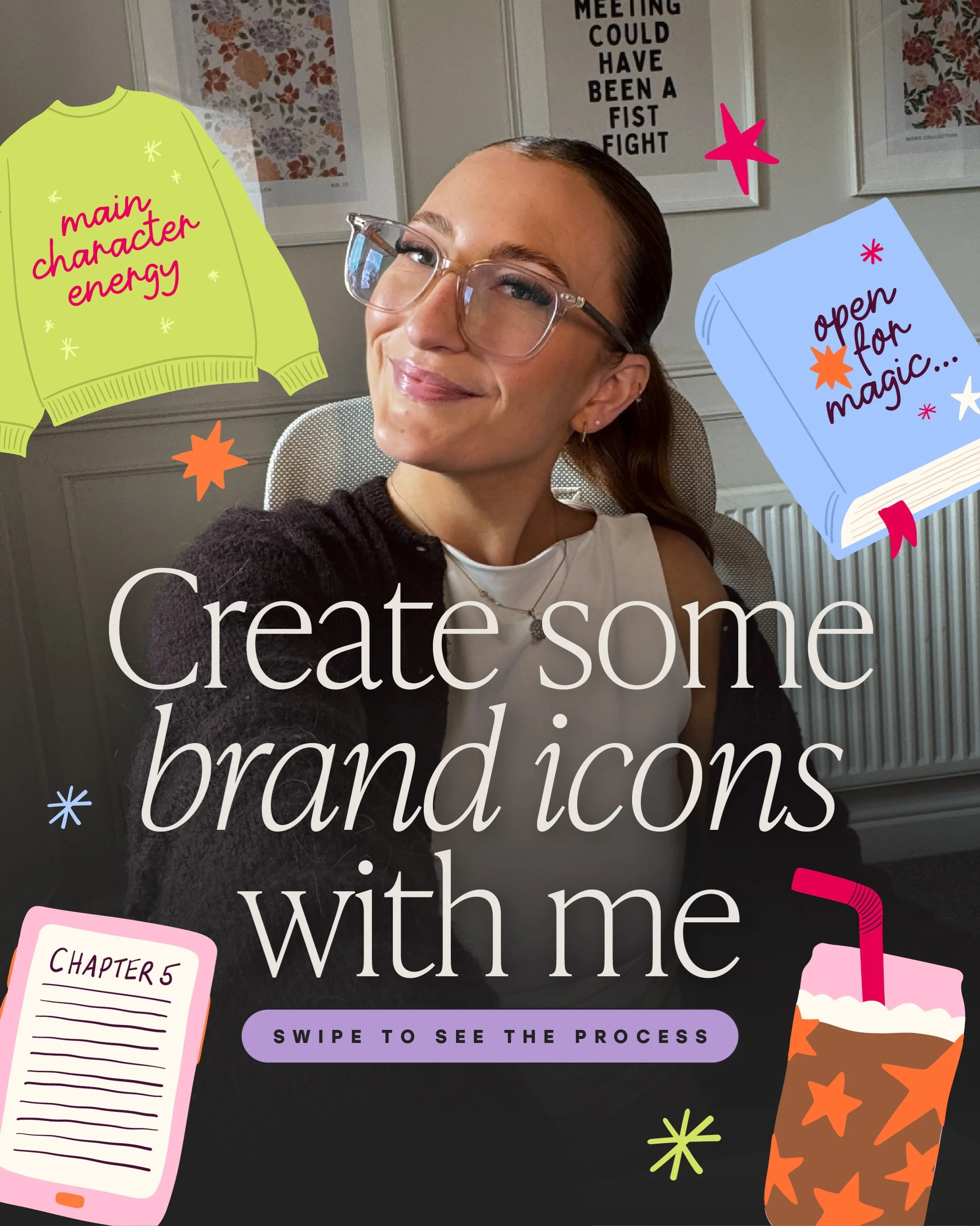 Whimsical, colourful, fun, bookish-inspired icons? Say LESSSS 🤩

Getting to work with clients like @sunbeamshopco and create such fun assets is one of the BEST parts of the job. Especially as book girlies ourselves, this one was an absolute joy to w