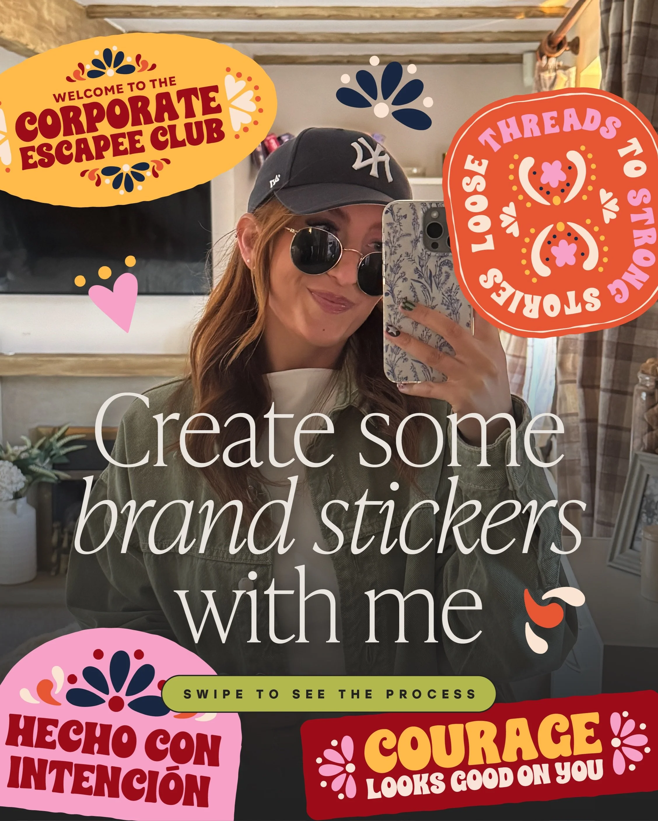 It might actually be impossible not to feel joy when you look at these 🤩💕

How we created these bespoke stickers for @threadstudioco&rsquo;s brand identity! We had sooo much fun playing around with the colours, styles AND of course injecting that M