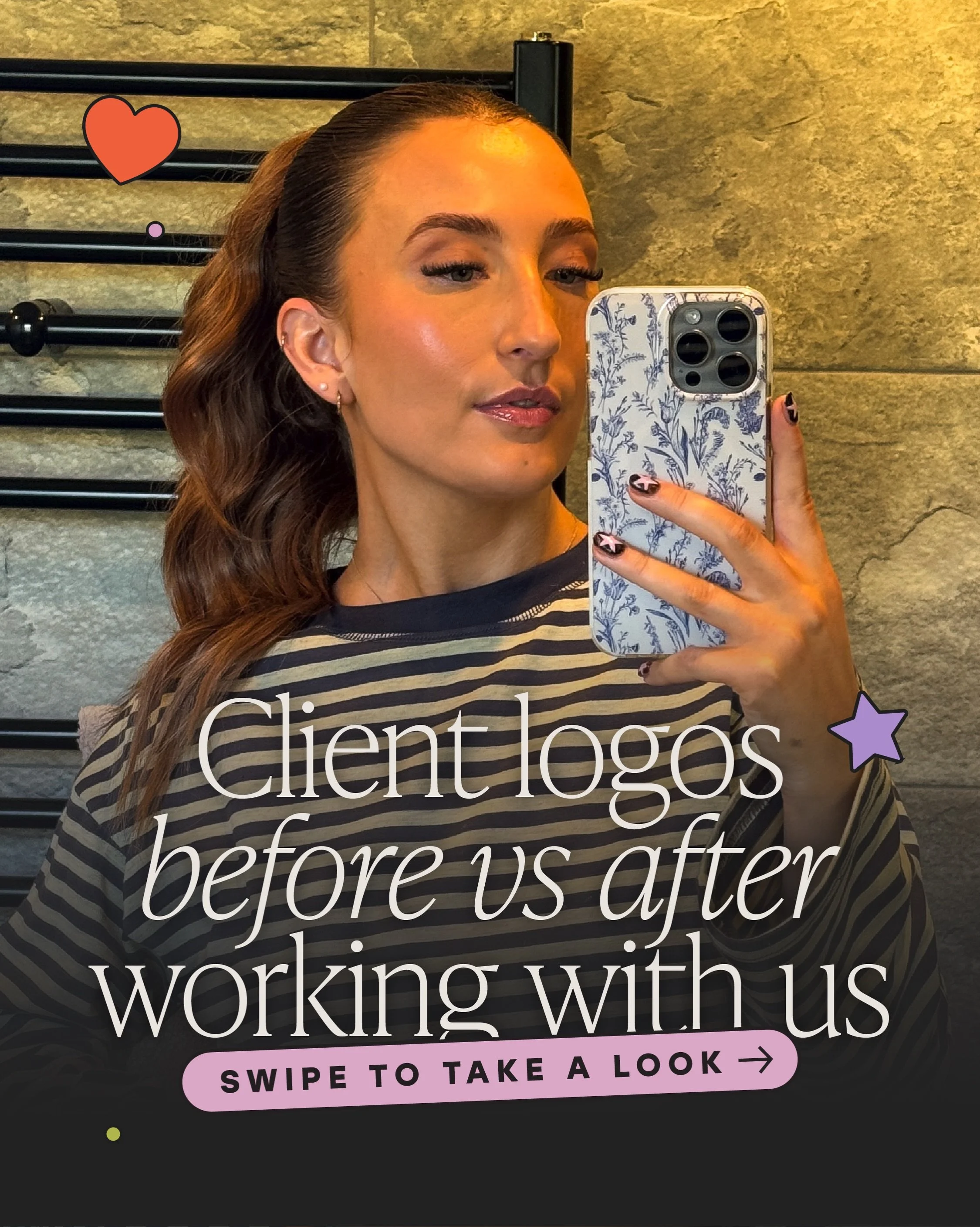 Omg these transformations!!!! Sometimes we actually can&rsquo;t believe our OWN eyes. 

It is our absolute joy and privilege to get to work with amazing female-owned brands like these ones to elevate their brand identities &amp; help them step into t