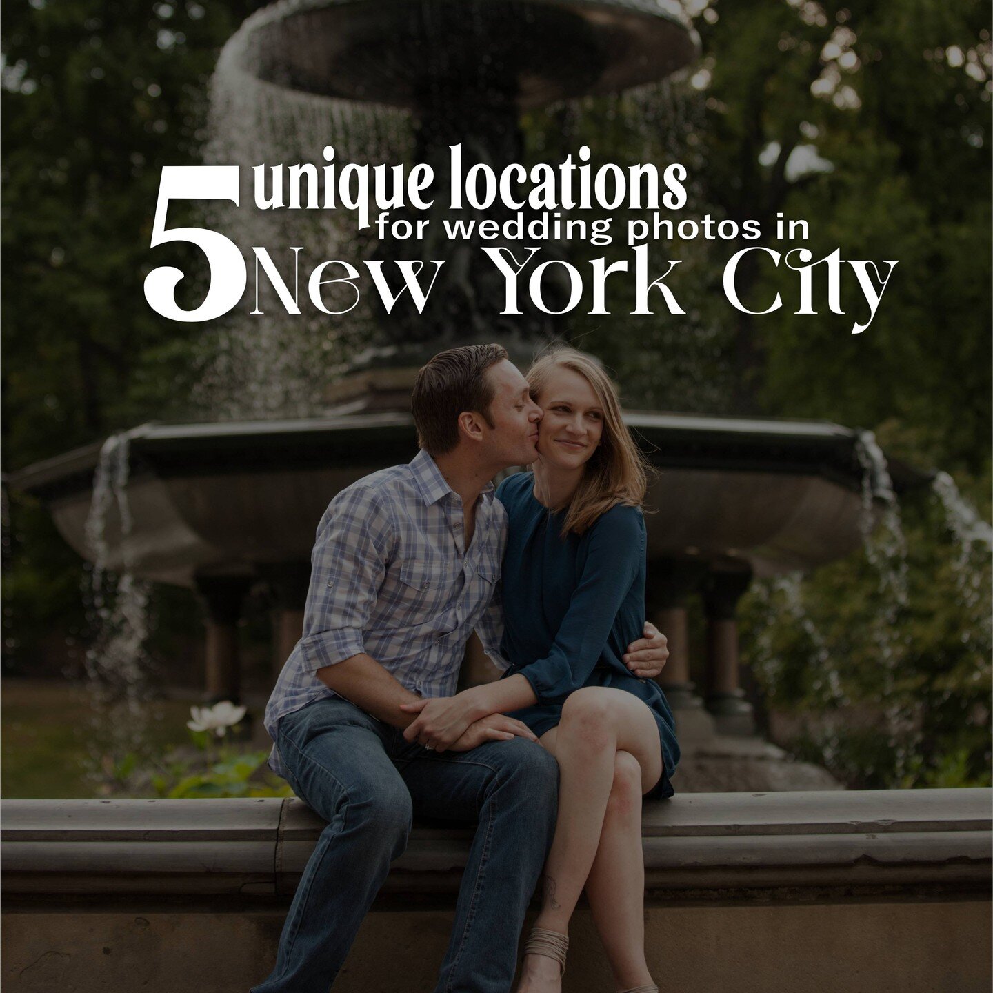 Are you looking for unique places to take wedding photos in New York City? 🌏 We have the best options for you! Here are 5 stunning places in NYC that are perfect for capturing unforgettable moments on your big day:

✅Central Park: What better place 