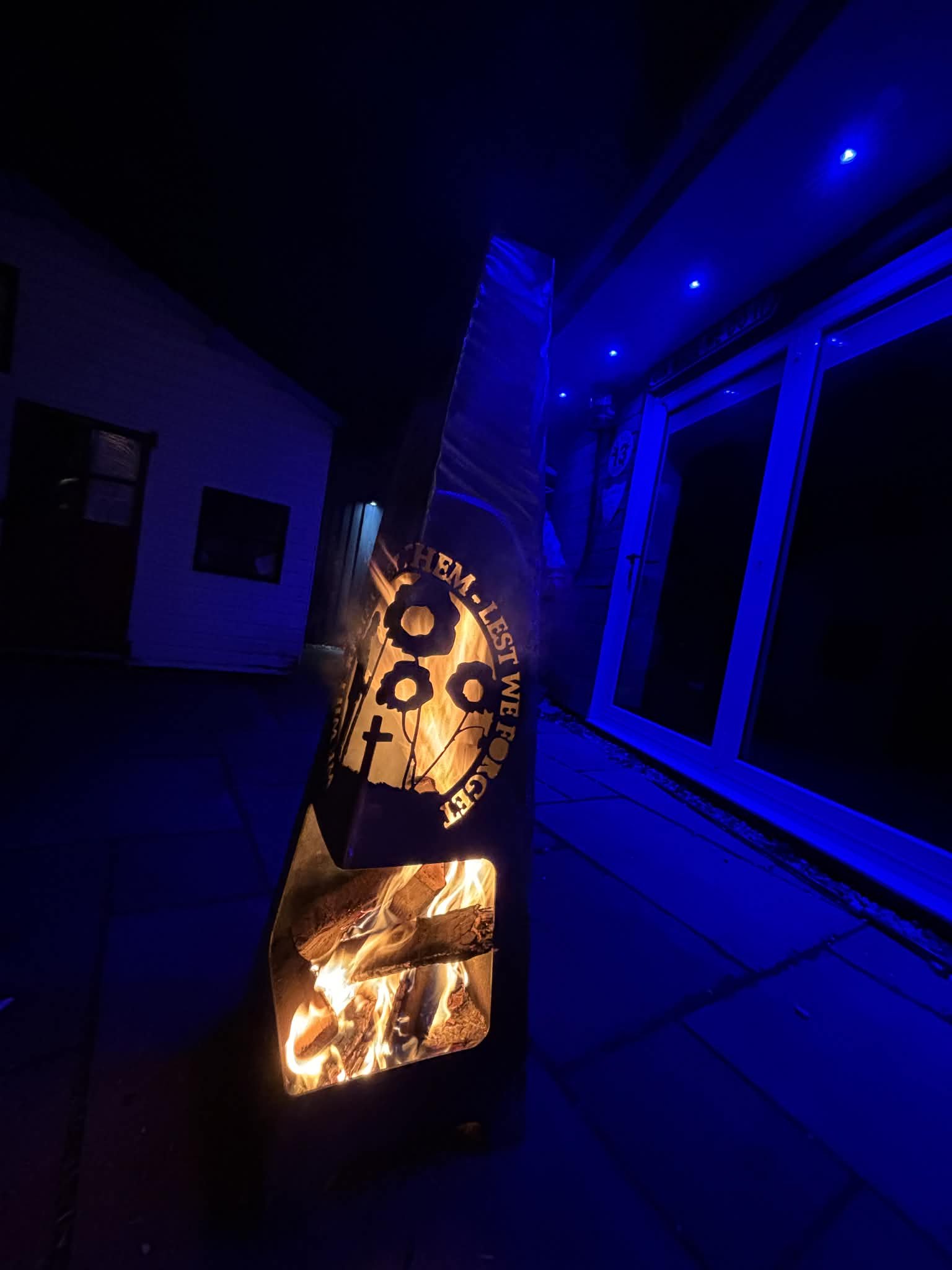 Lest We Forget Chimenea Firepit