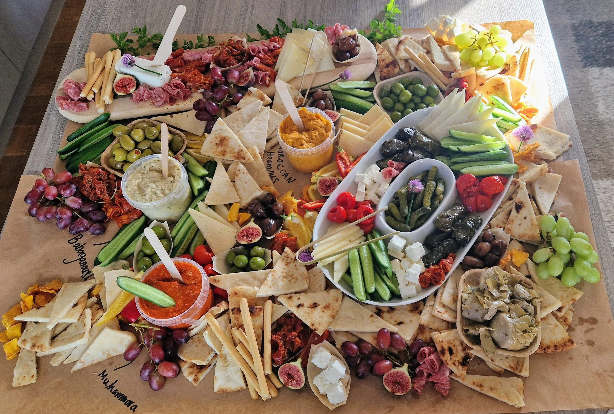 Mezze Grazing Table