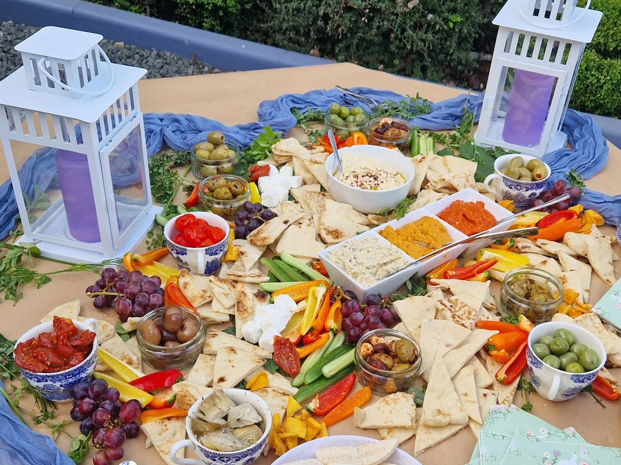 A grazing table