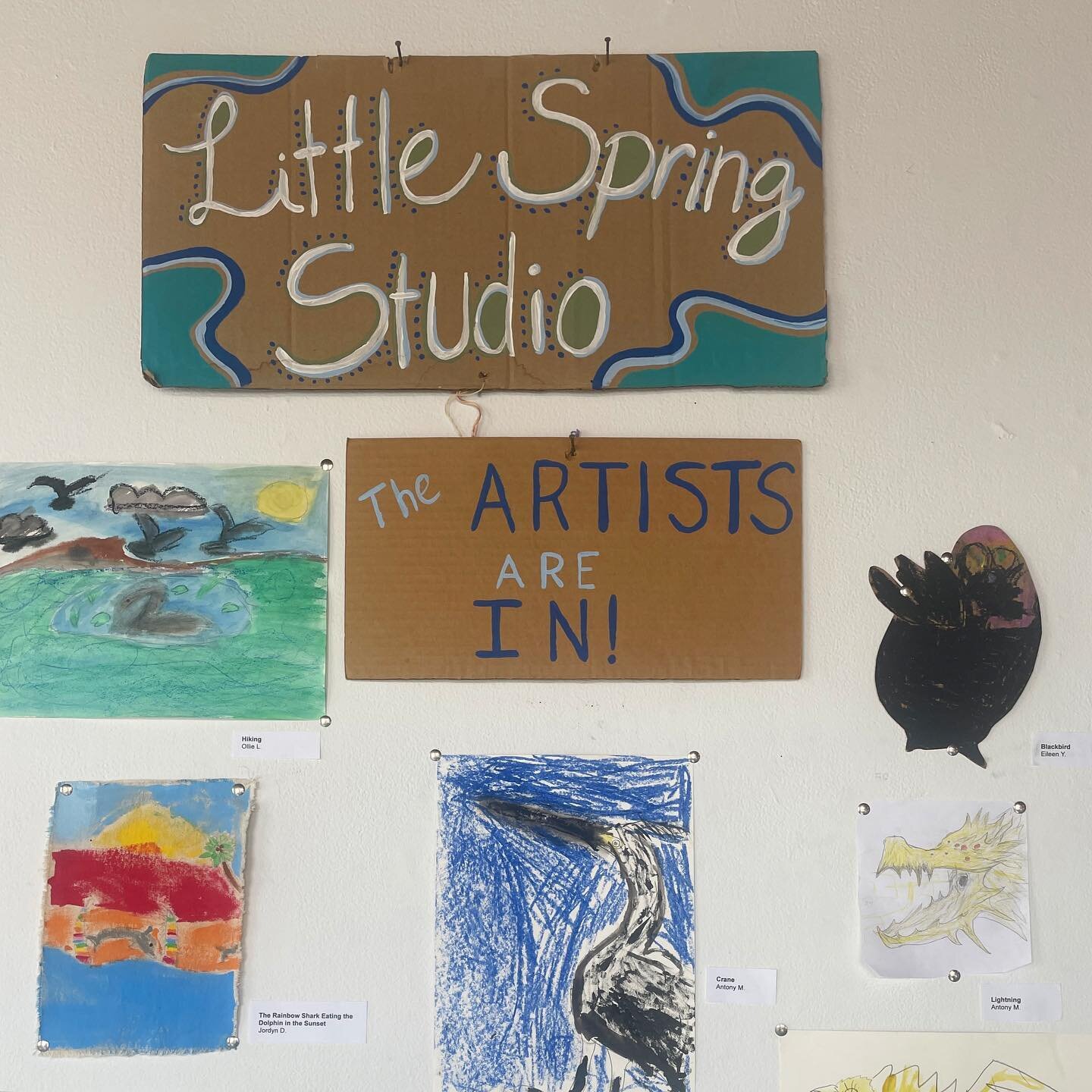 An exhibition of art by Little Spring students is currently on display for the month of July @rainbowbakery 🎨 🌈 🍪 

Swipe to see more work ➡️ Or, better yet, head over to see it in person + grab a treat!

#bloomingtonindiana 
#visitbloomington 
#k