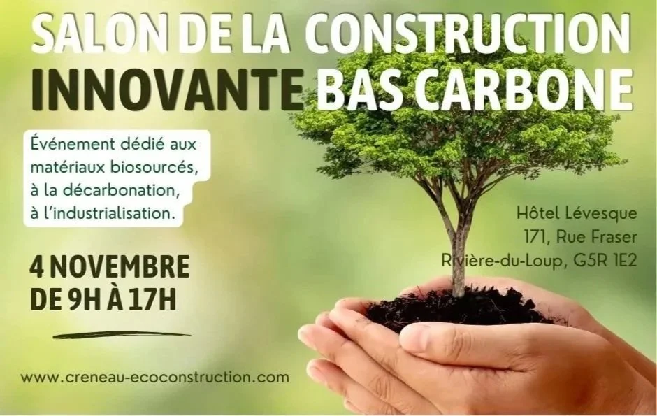 Conférence au salon de la construction innovante bas carbone
