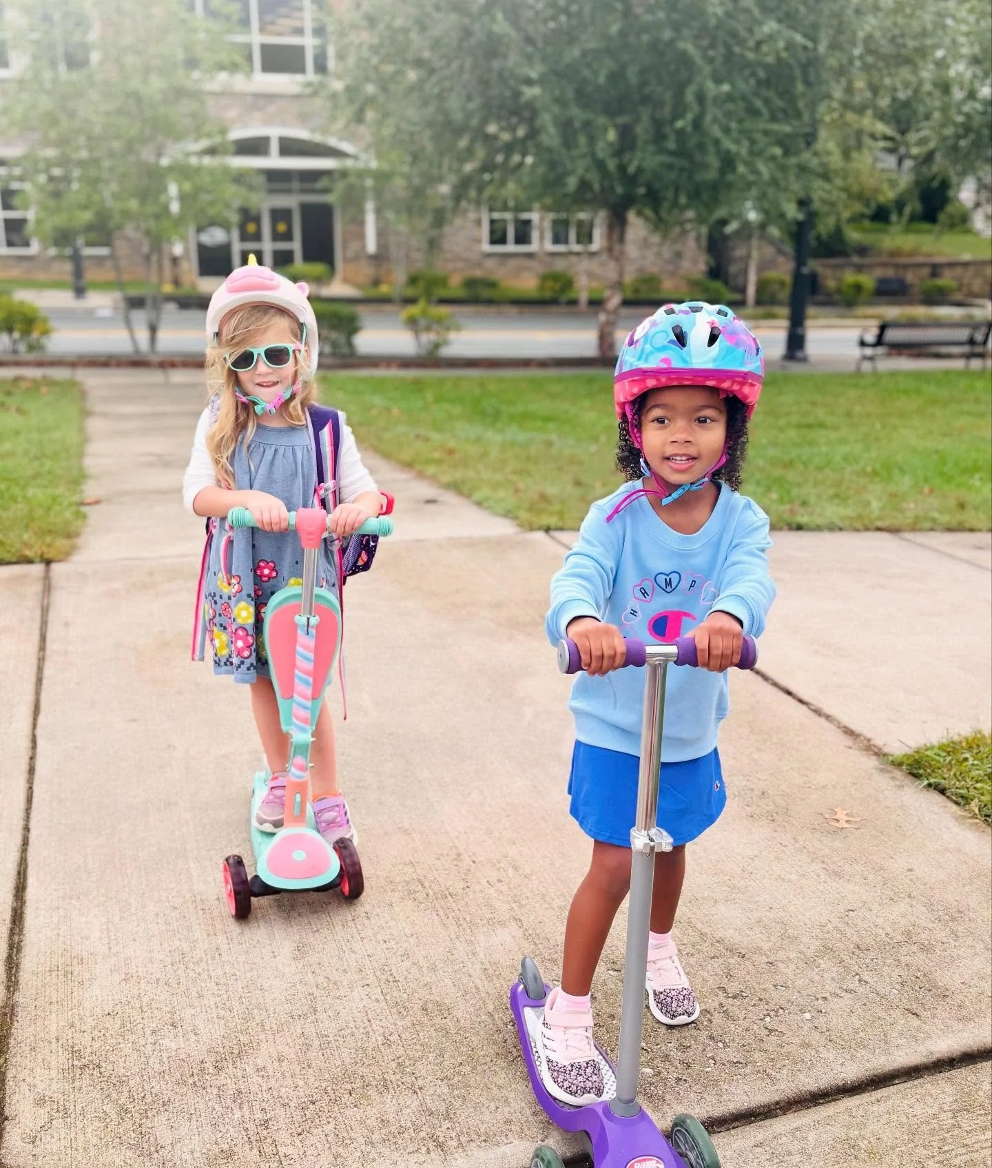 It was a beautiful morning to Walk/Bike/Scoot to Preschool! Thanks to all our Peaches who filled up the scooter parking lot today and joined the fun!

#crozetavenue #crozetavepeaches #nationalwalktoschoolday #walkbikescoot #bubblesbubblesbubbles