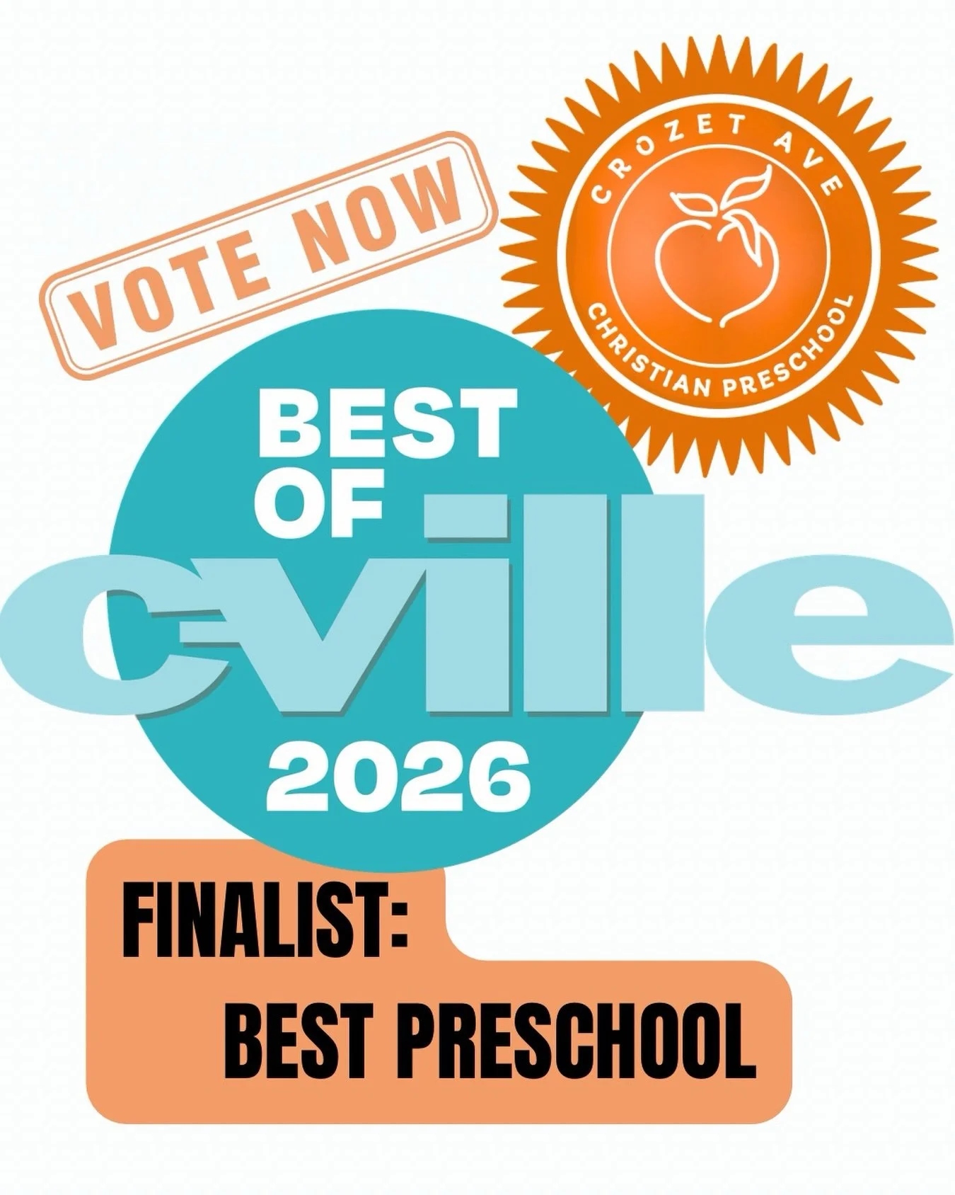 Don&rsquo;t forget to visit &ldquo;Best of C-Ville&rdquo; to cast your vote! Last votes are due TOMORROW, June 30th. 🗓️✔️

Let&rsquo;s go, Peaches!

#crozetavenue #crozetavepeaches #bestofcville2026