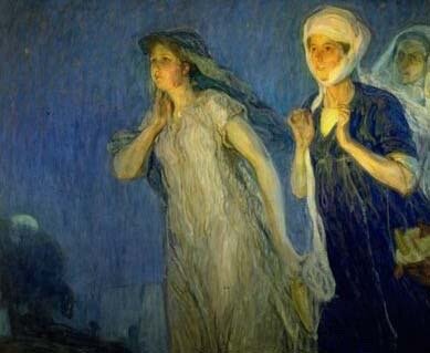 Henry Ossawa Tanner
1859-1937
 
The Three Marys
1910
Oil on canvas
Gift of the Art Institute of Chicago

Henry Ossawa Tanner was born in 1859 in Pittsburgh, Pennsylvania, the son of an Episcopal minister and schoolteacher. He studied at the Pennsylva