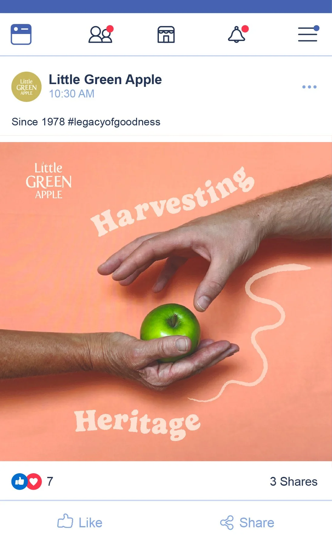 Created as a Facebook photo ad.