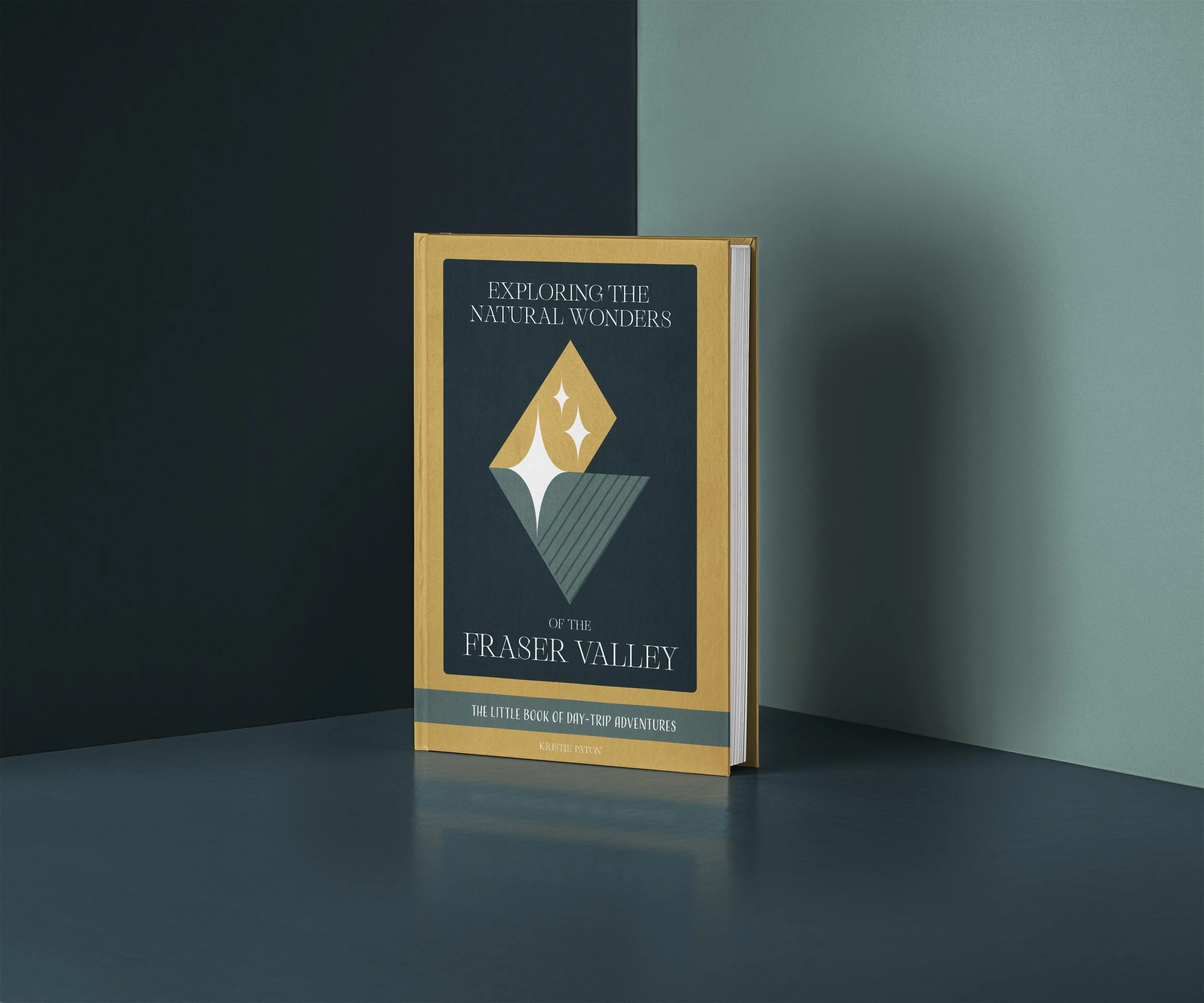 Book titled 'Exploring the Natural Wonders of the Fraser Valley' on dark green background.