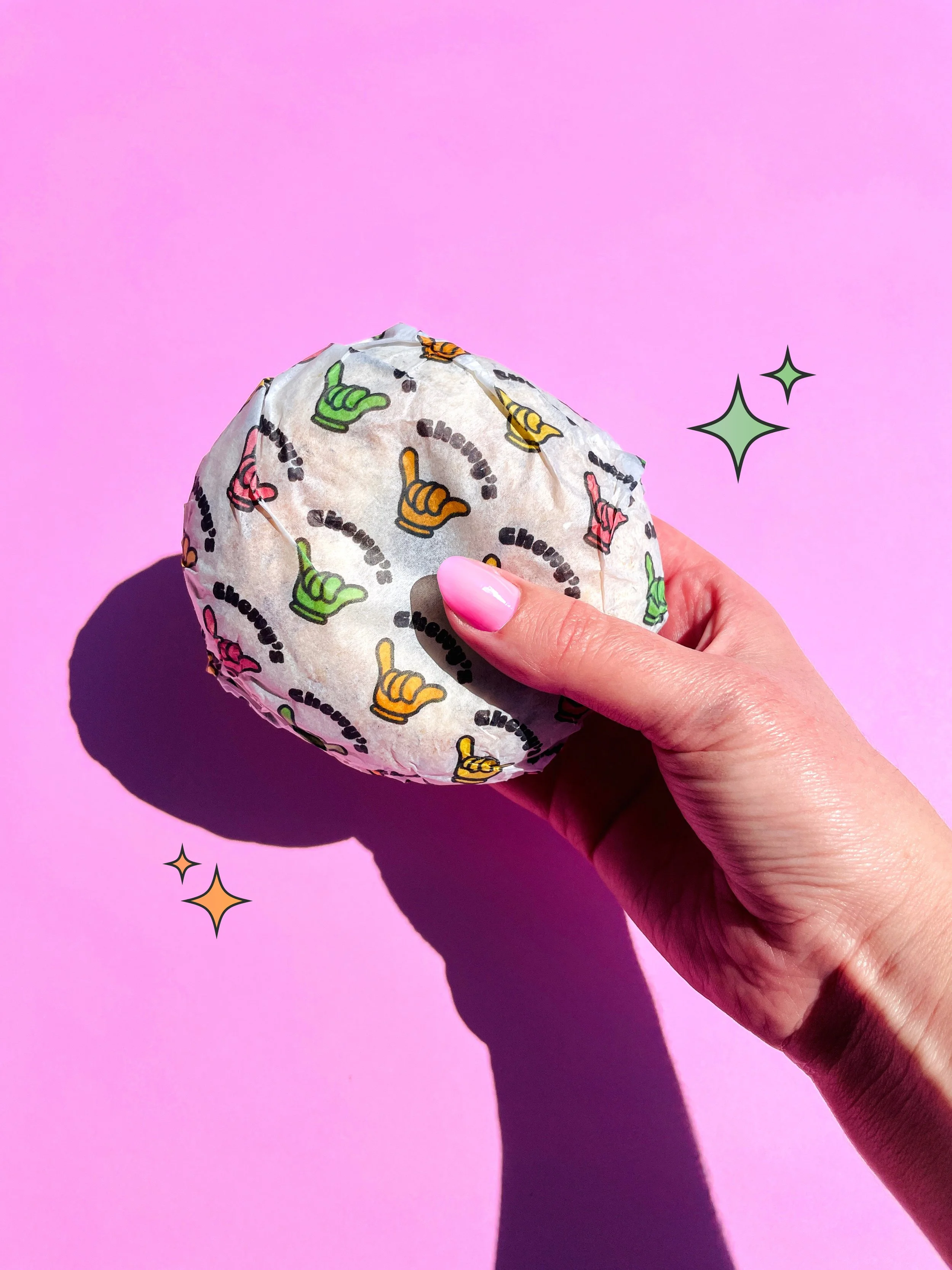 Vibrant photography is a hallmark of the brand.