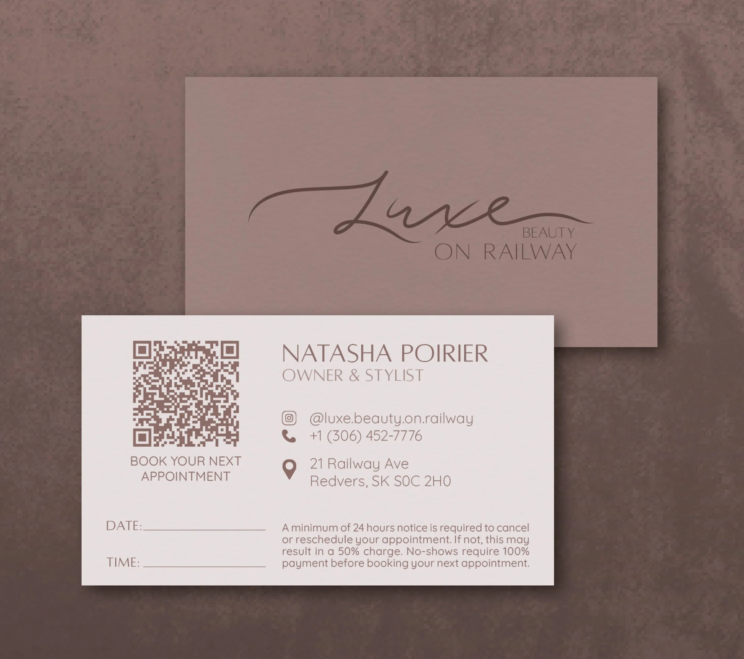 Proper hierarchy and organization allows for a lot of information on the business card.