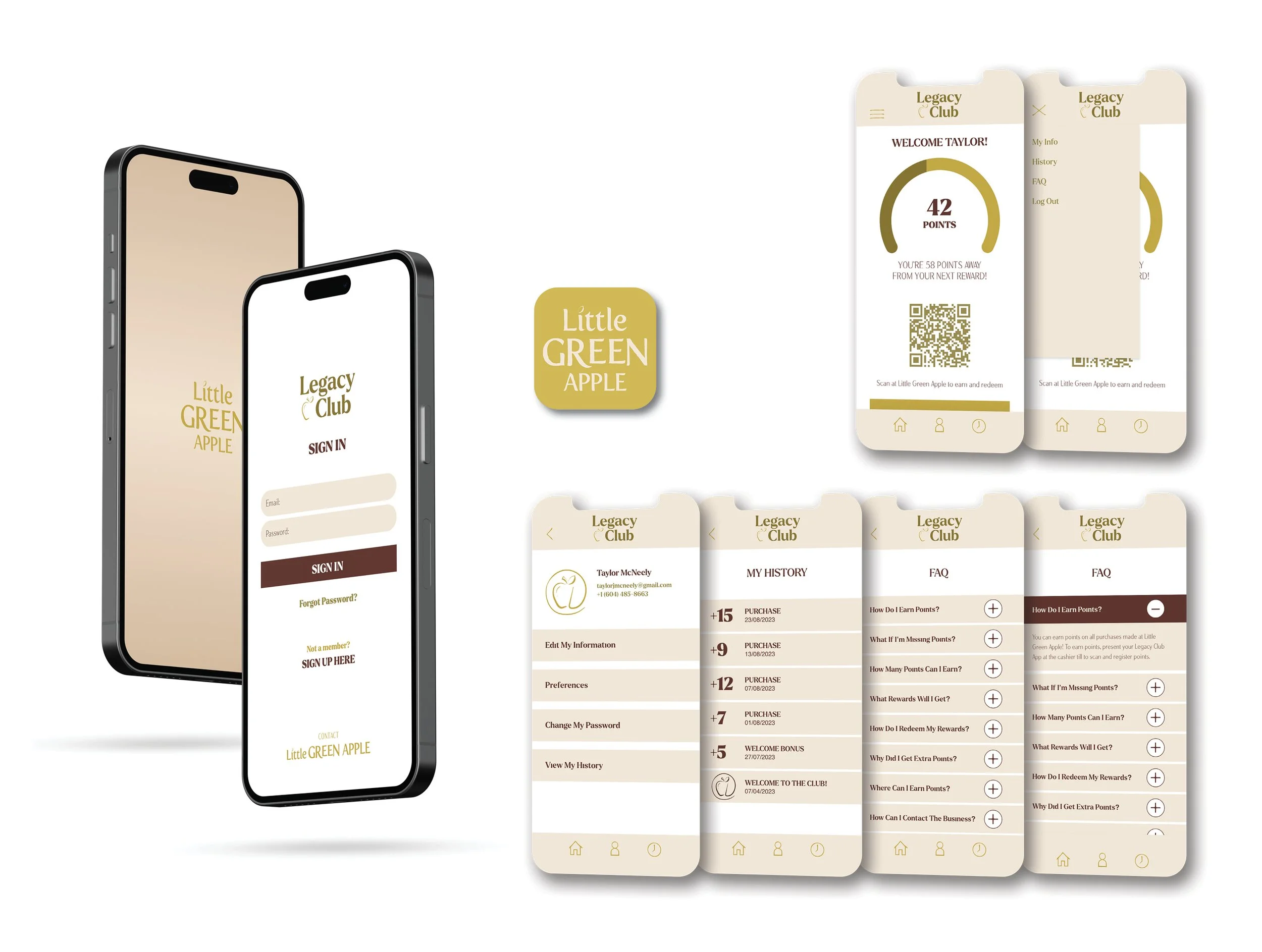 The Legacy Club offers a loyalty program for users.