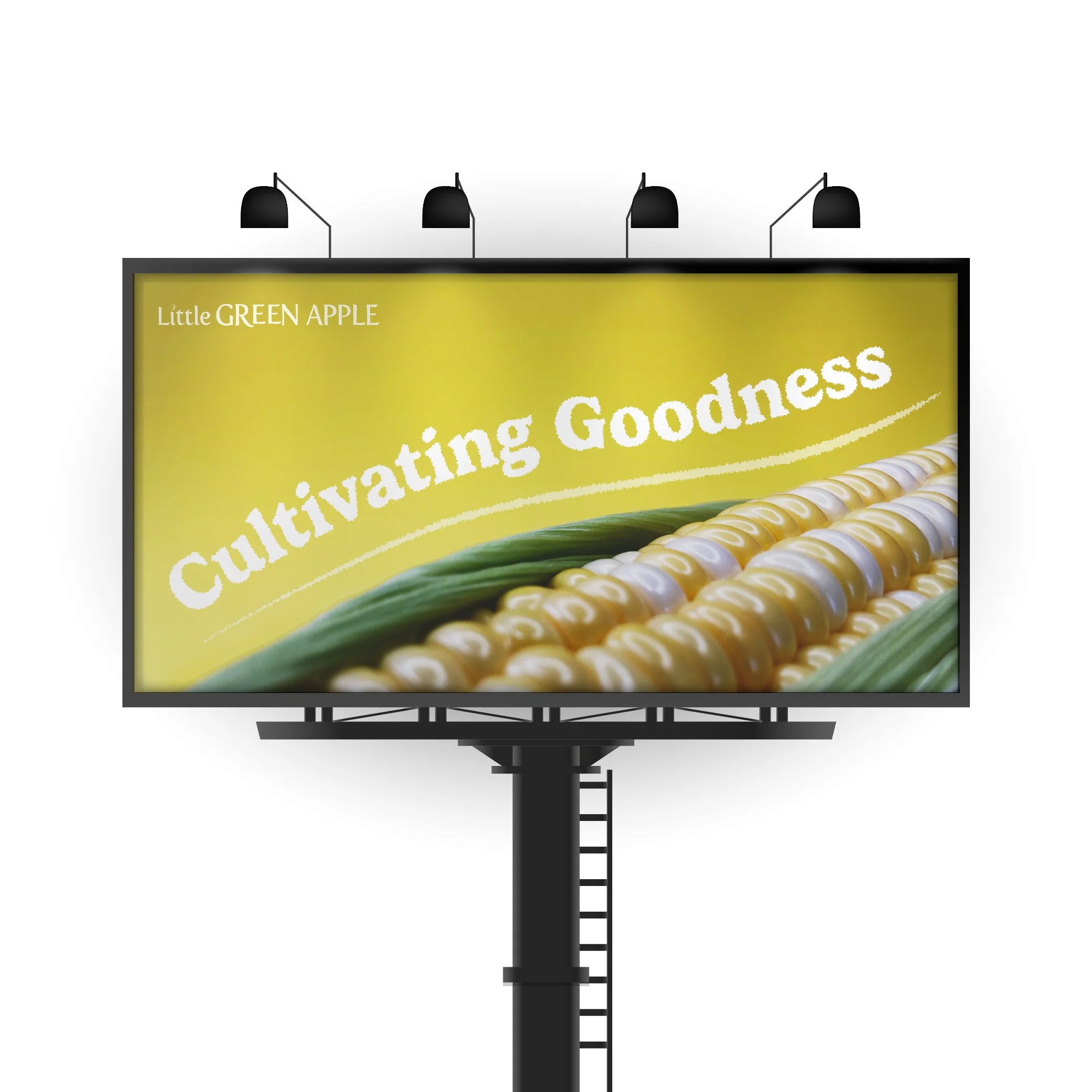 The billboard is positioned along highway 11 southbound between Mission and Abbotsford.