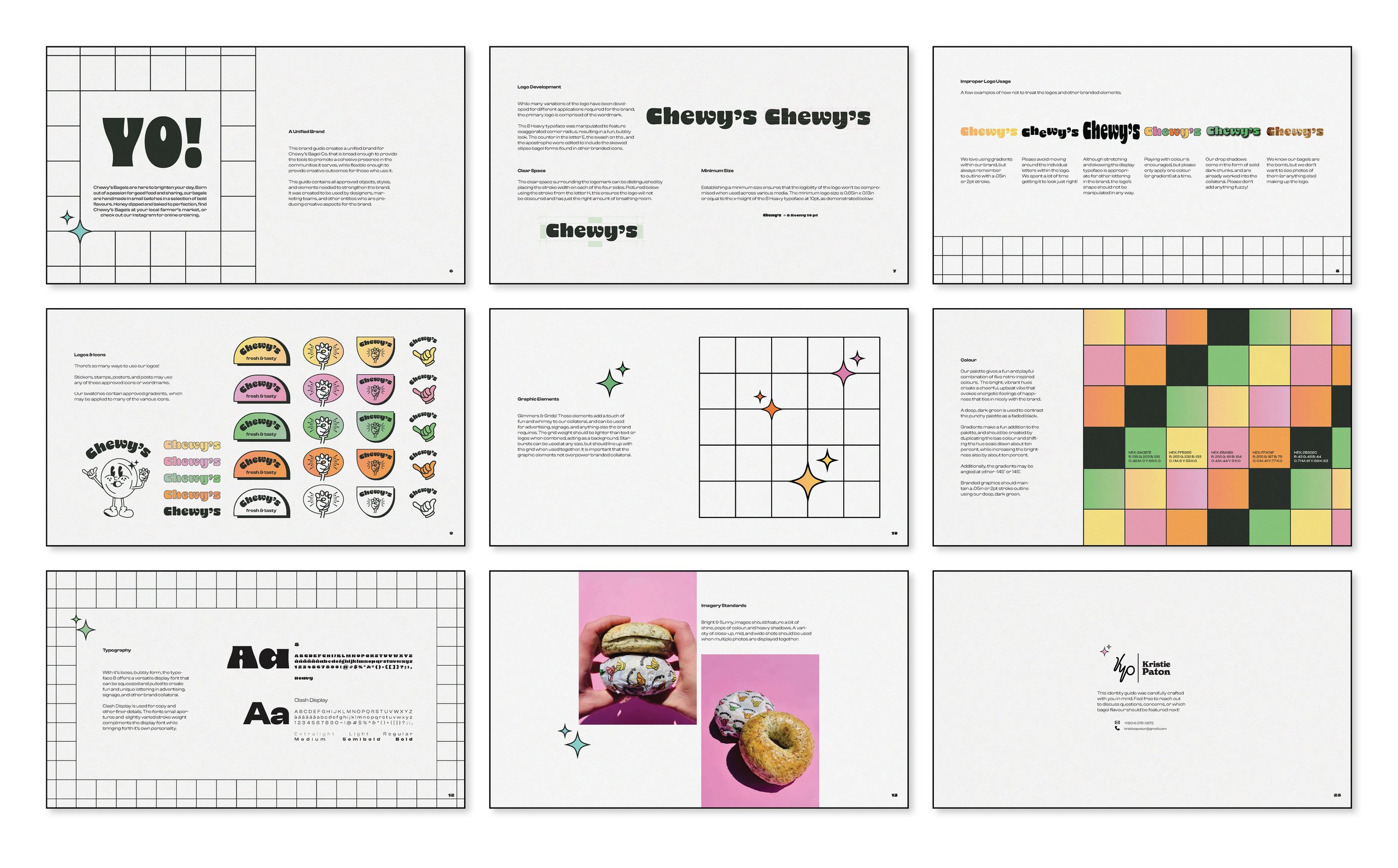 The brand guide outlines rules of application.