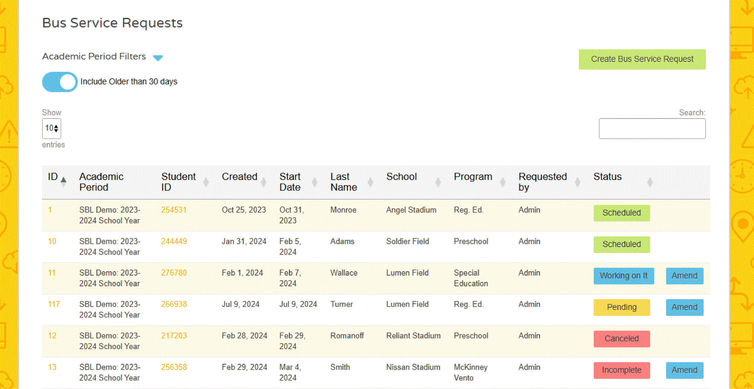 Bus Service request-multi status-IEP Importer.png