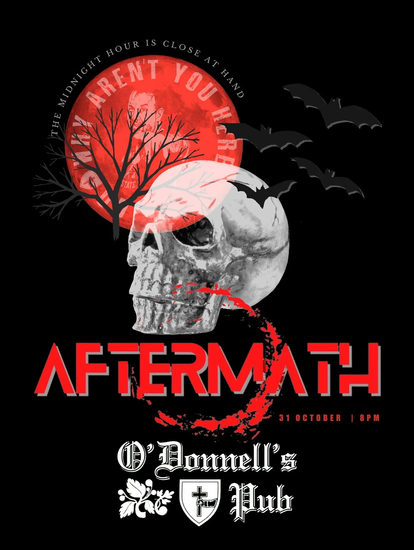 𝙇𝙄𝙑𝙀 ‼️ 𝙁𝙍𝙄𝘿𝘼𝙔 🎃 𝙉𝙄𝙂𝙃𝙏
⏰ 9:30PM 
𝗠𝗨𝗦𝗜𝗖: @weareaftermathband 
➖➖☘️➖➖
 #southernpines #downtownsouthernpines #moorecountync #livemusic #odonnellspub