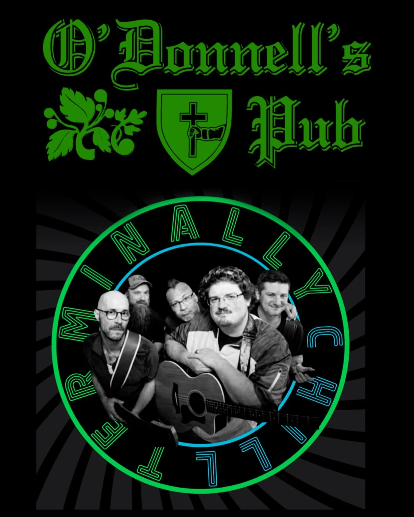 𝙇𝙄𝙑𝙀 ‼️ 𝙁𝙍𝙄𝘿𝘼𝙔 𝙉𝙄𝙂𝙃𝙏
⏰ 9:30PM 
𝗠𝗨𝗦𝗜𝗖: @areyouterminallychill 
➖➖➖➖
☘️ O&rsquo;Donnell&rsquo;s Pub, in the heart of downtown Southern Pines, features a Full Bar with 16 Rotating Taps, Open Mic Night, Karaoke, and Weekly Live Music 