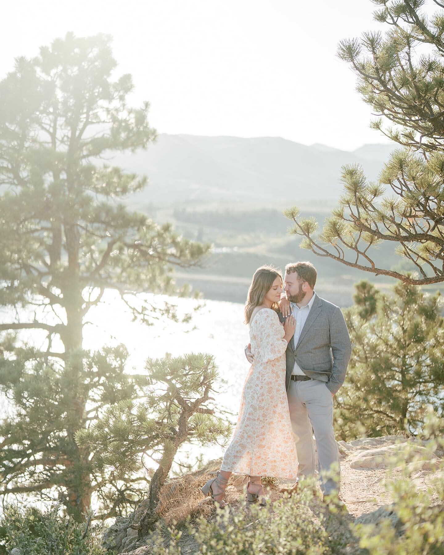 It&rsquo;s wedding week for Michelle &amp; Jake! Loved spending time with them in their hometown of Ft. Collins, Colorado for these Mountain views! #awpweddings
@nicoleallenevents 
#engaged #mountainlife