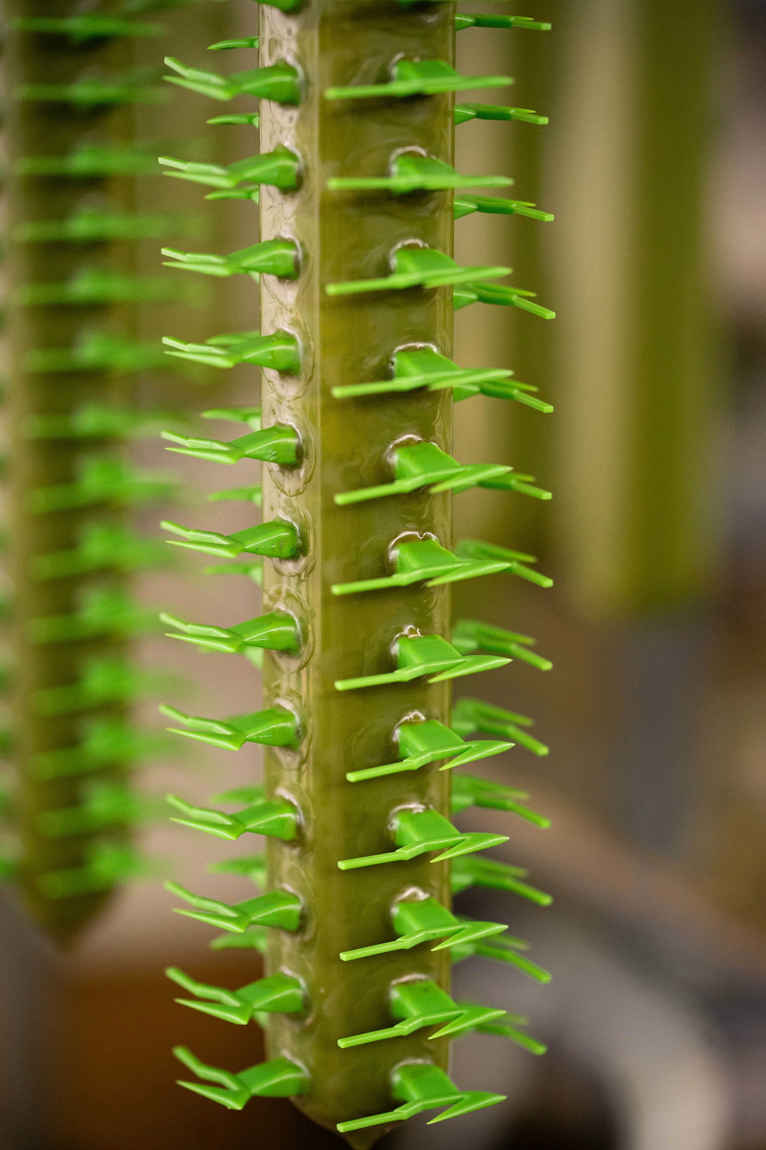 Multiple wax patterns on a single sprue. Showcasing how investment casting is great for bulk production.