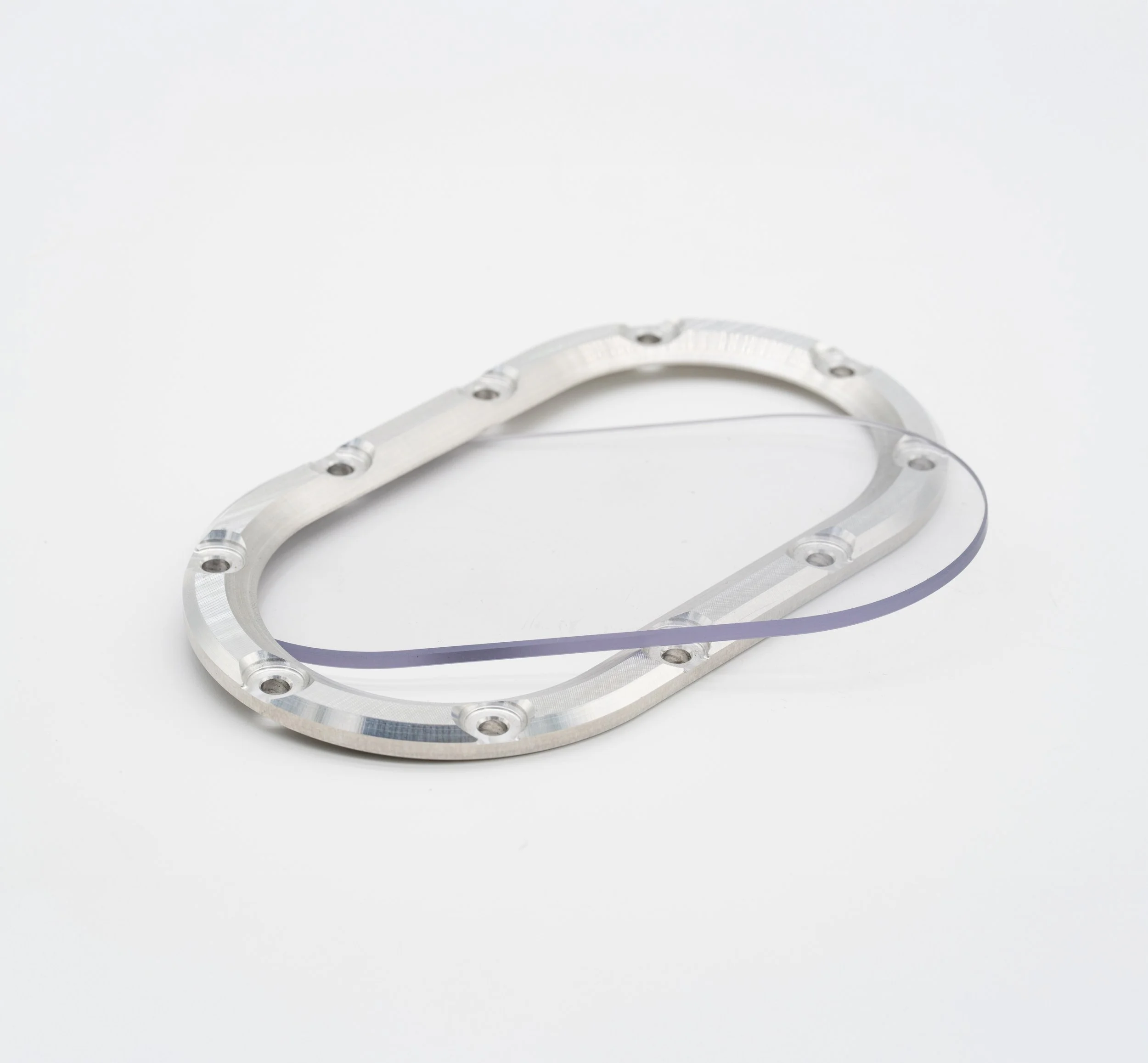 Stainless steel and plastic part produced for automotive customers at IPC Machining