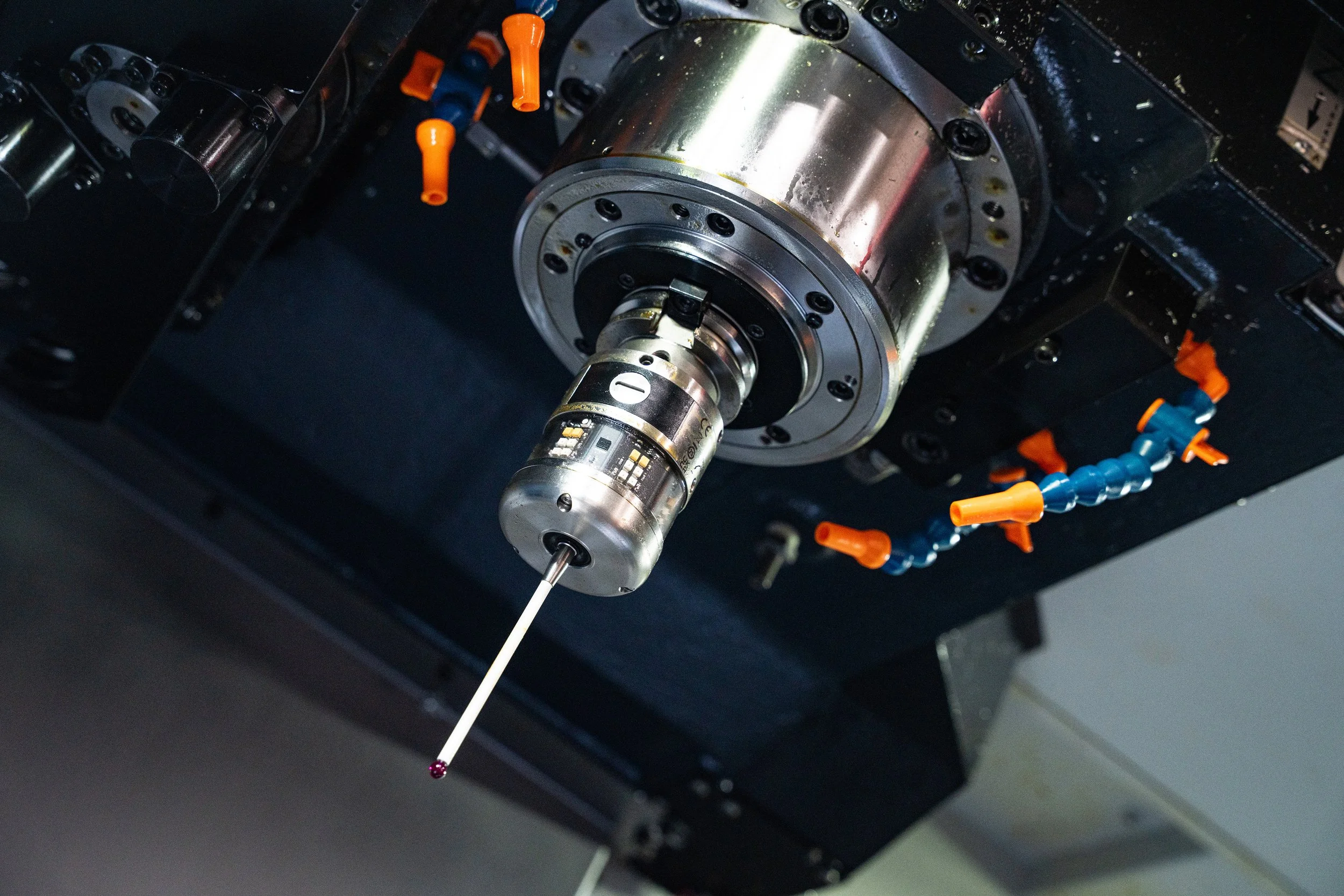 Checking part tolerances at IPC Machining
