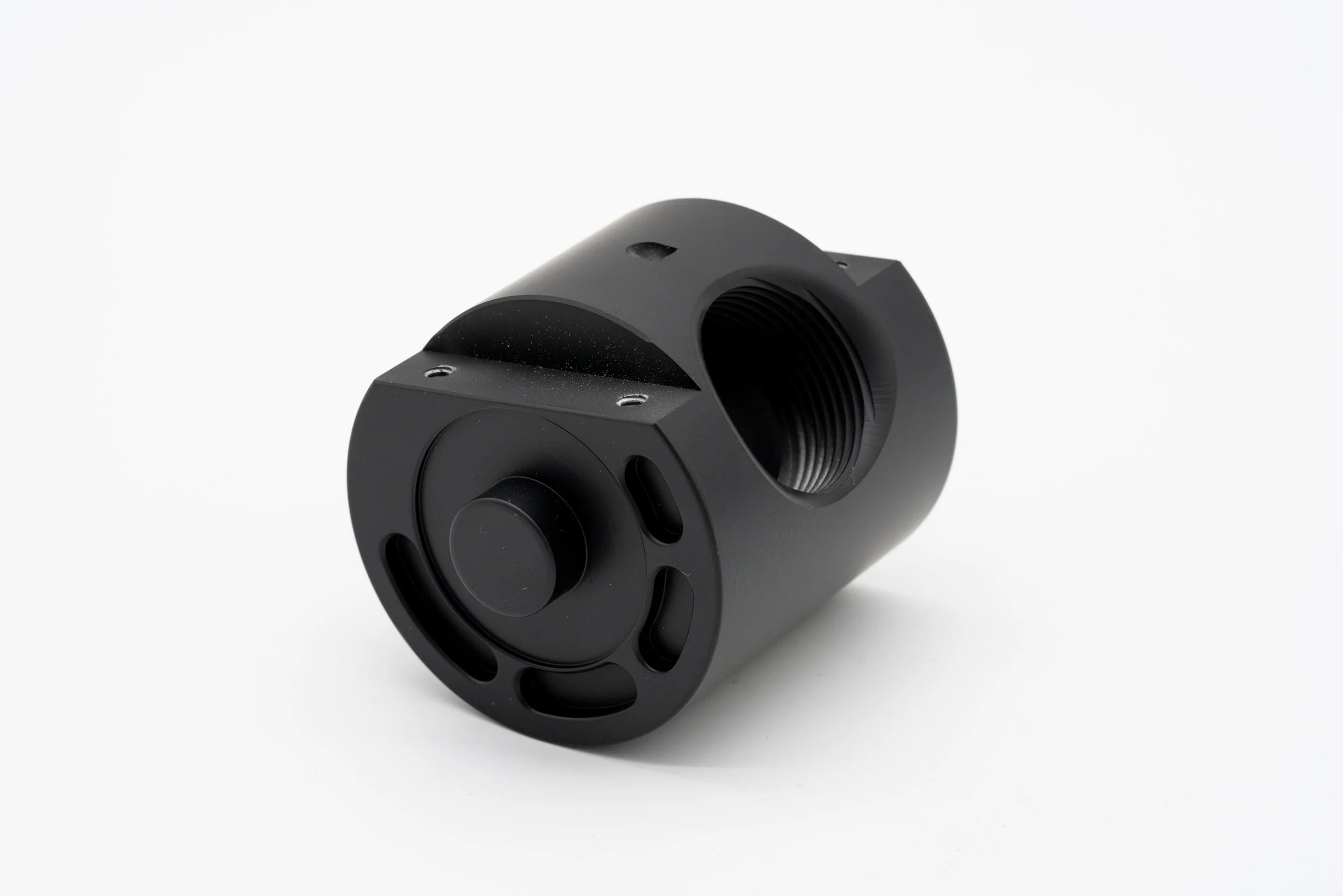 An example of powder coating and a machined part from IPC Maching in Utah
